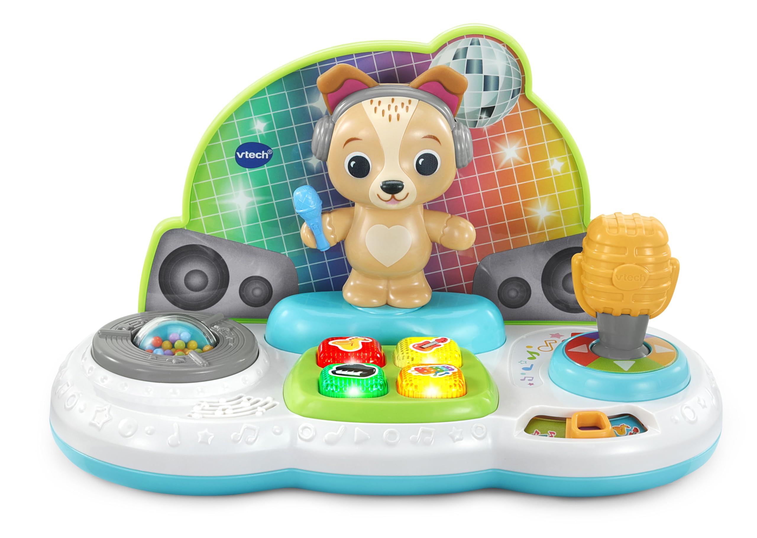 VTech Baby DJ Jams Puppy - Interactive Musical Toy with 60+ Songs & Lights, Ages 9 Months to 3 Years 1