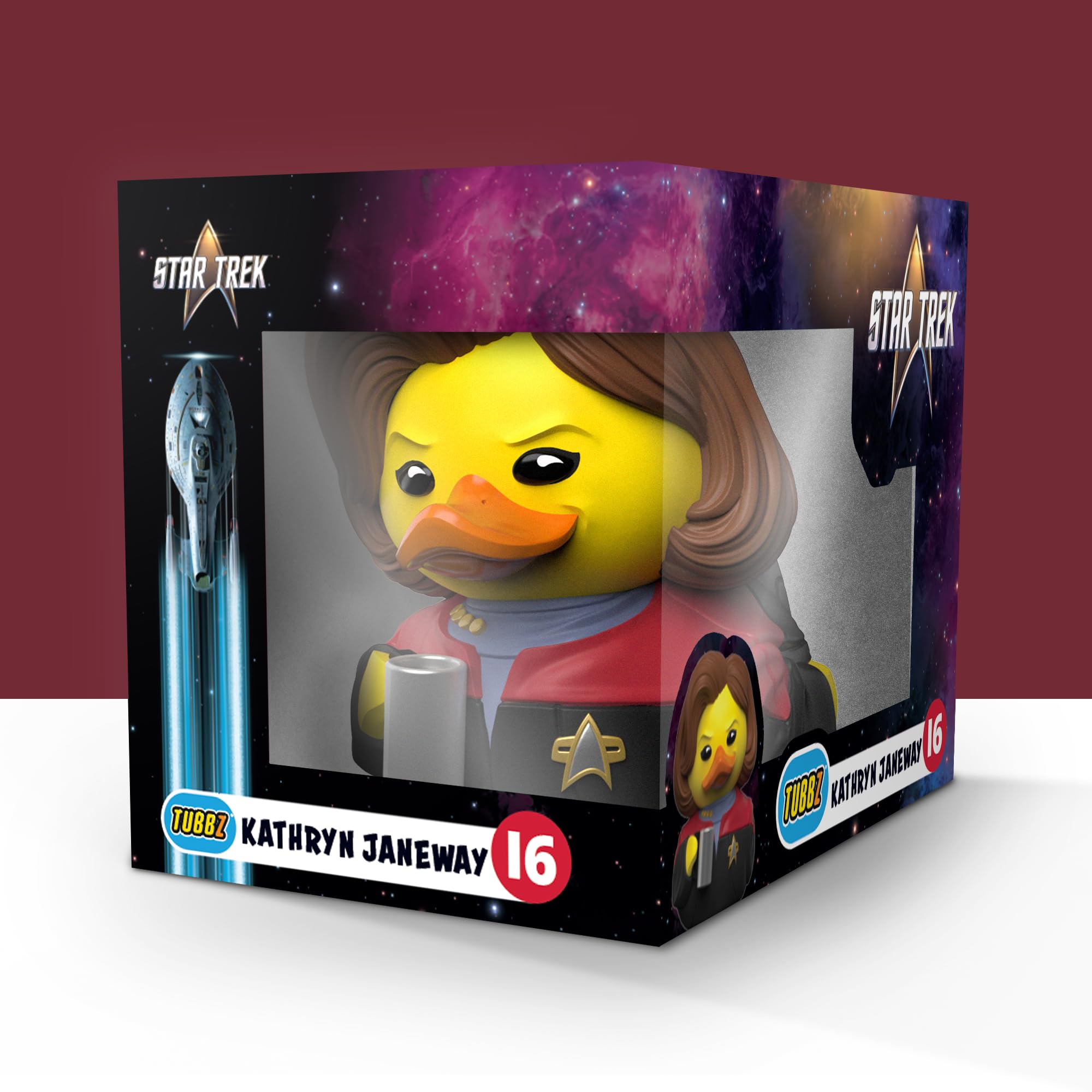 TUBBZ Kathryn Janeway Boxed Edition Vinyl Rubber Duck Collectible - Star Trek 8