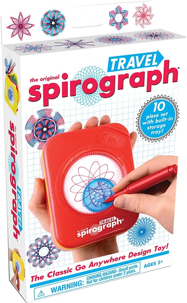 Spirograph Travel - Portable Art & Design Playset for Kids 8+ 1