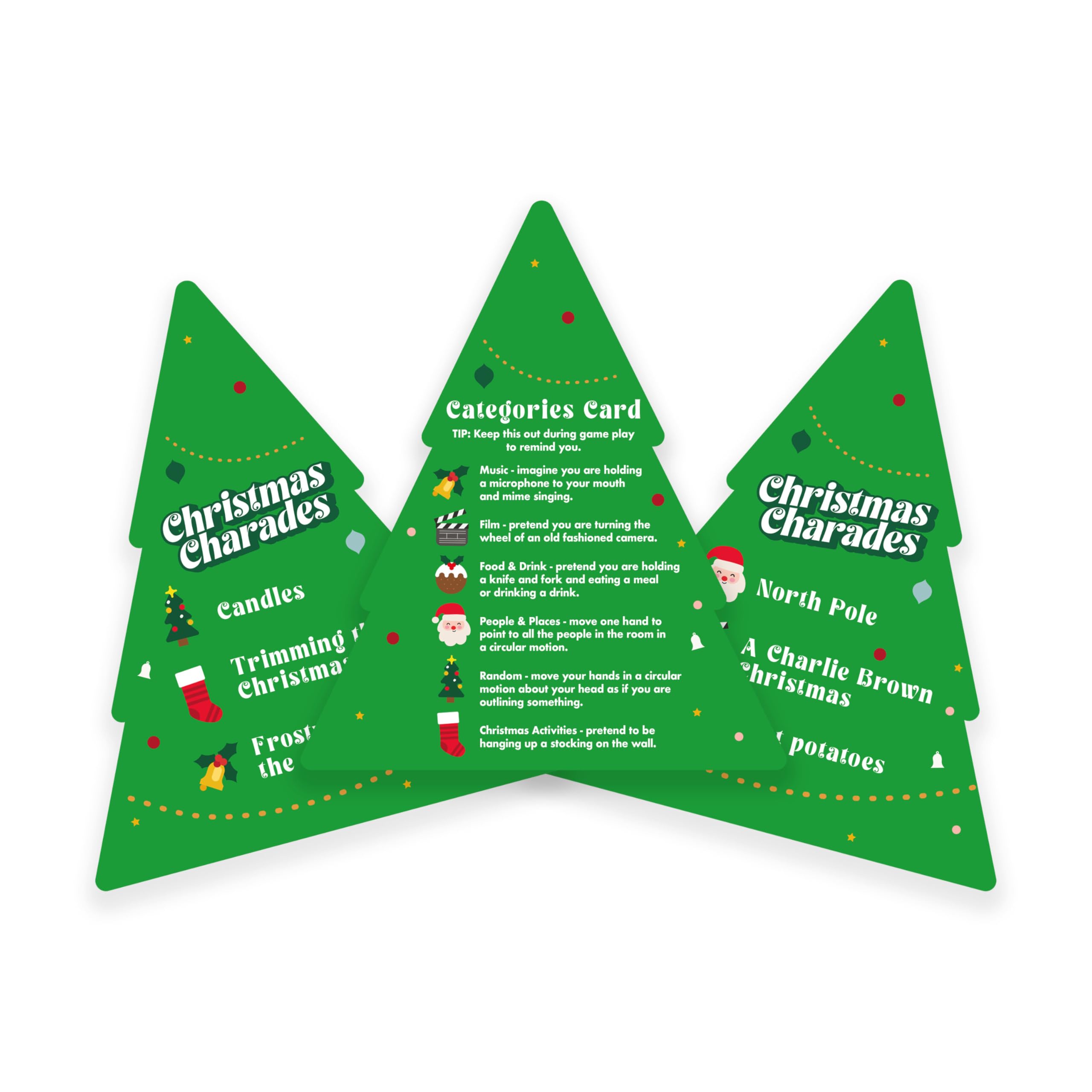 Gift Republic Christmas Charades Game Card Game 9