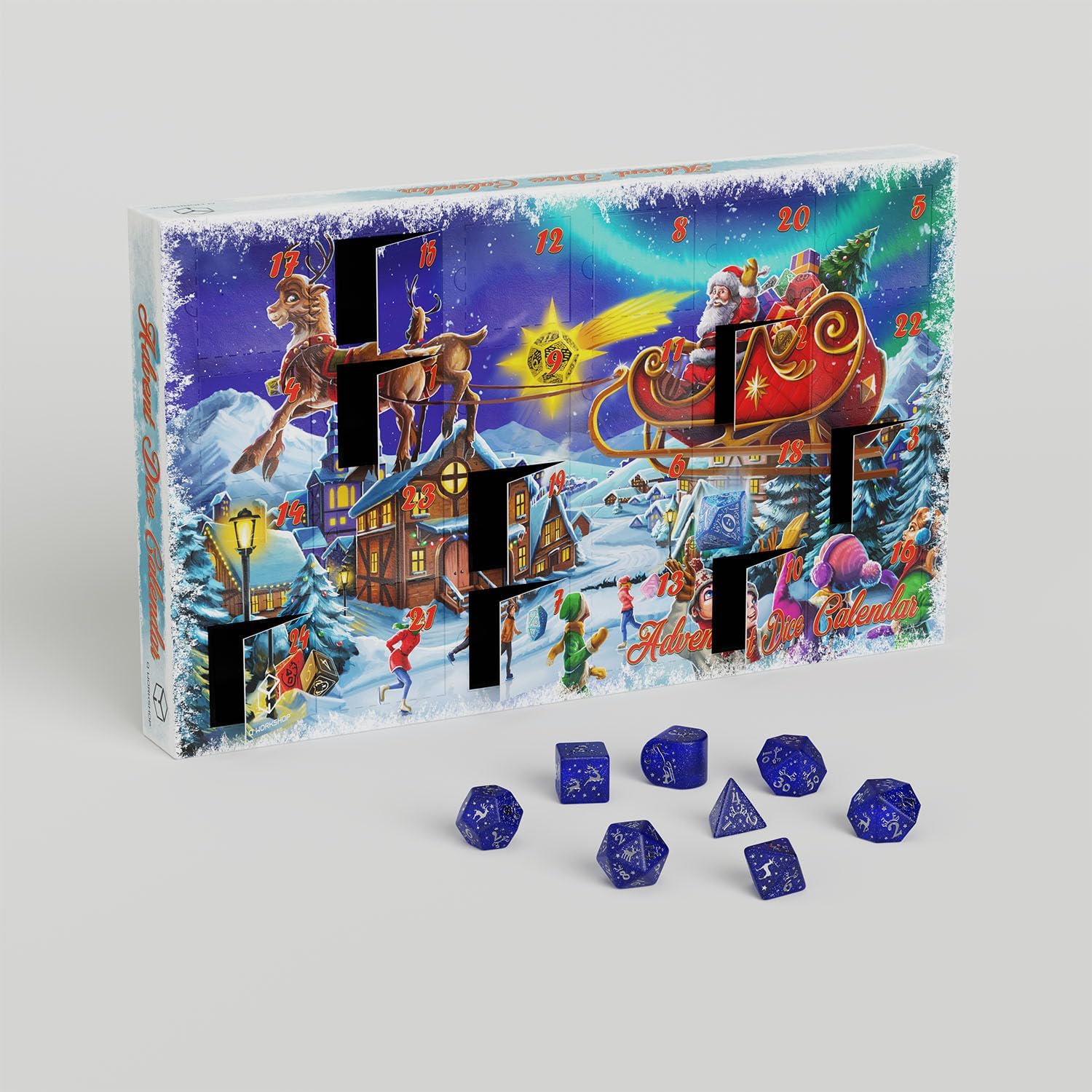 Q WORKSHOP Advent Calendar 2023 Dice and Cubes Set