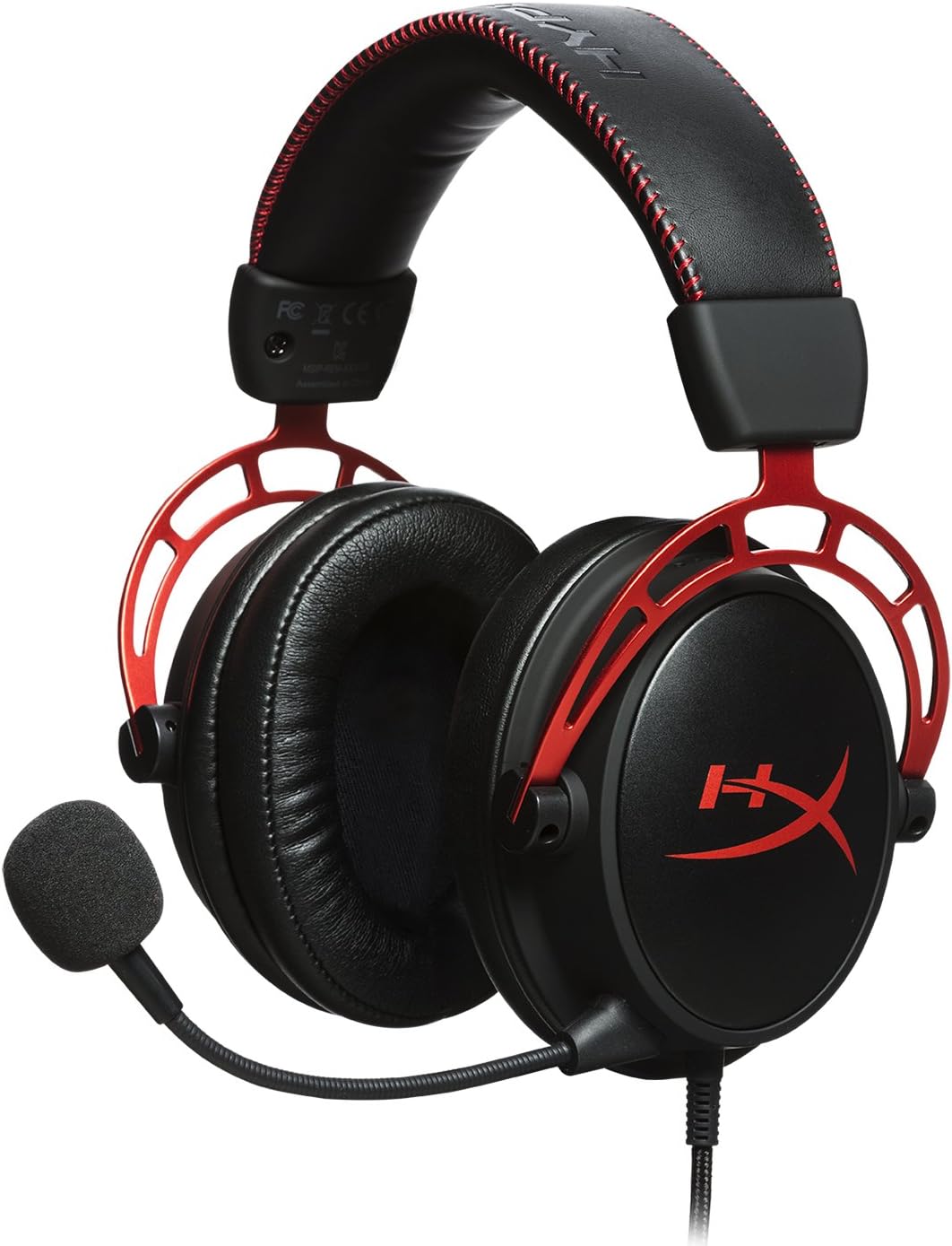 HyperX Cloud Alpha Gaming Headset with Dual Chamber Drivers, Detachable Noise-Cancellation Mic, Compatible with PS5, Xbox Series X|S, PC 6