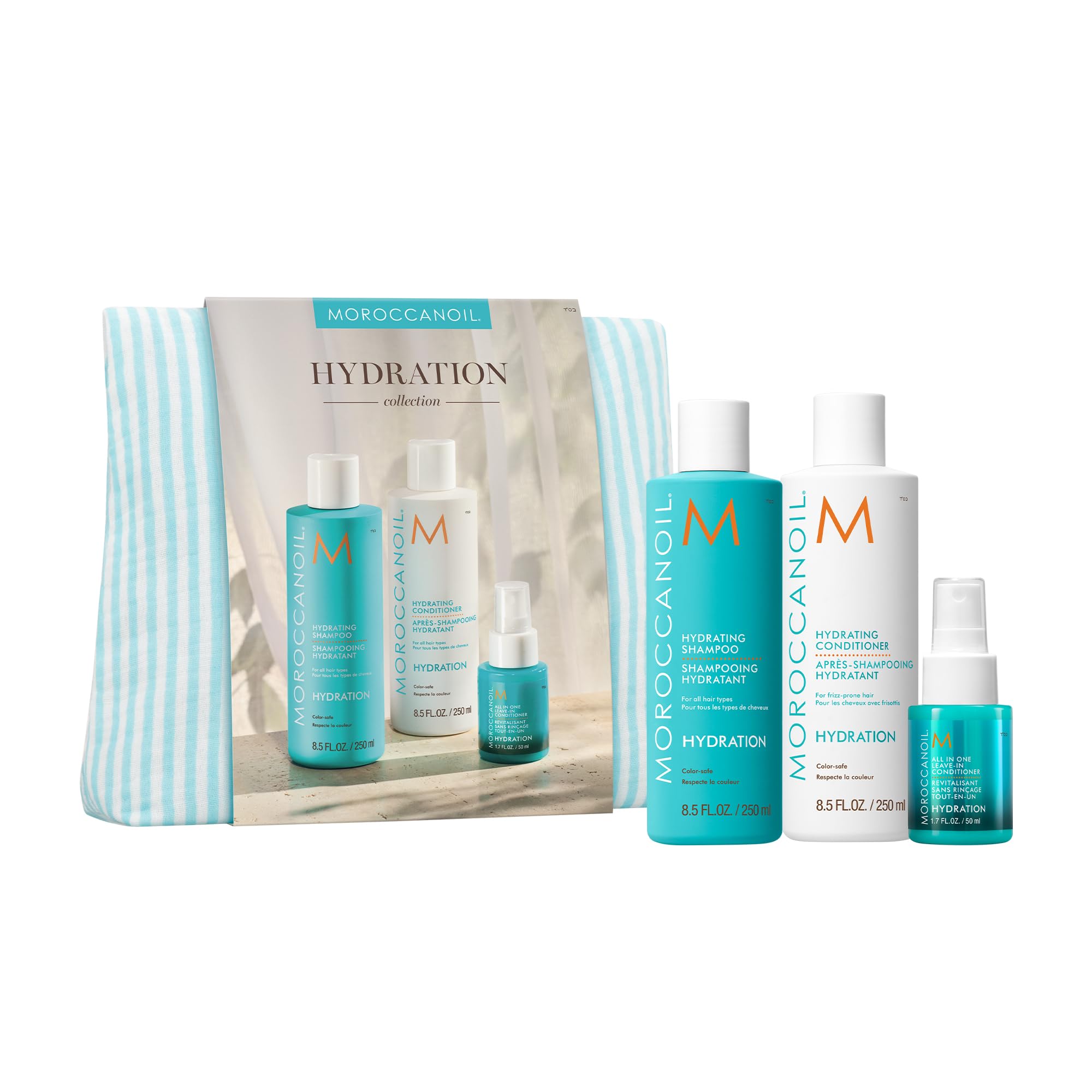Moroccanoil Hair Hydration Gift Set - Gentle Daily Moisture | Heat Protection | 3 Items 1