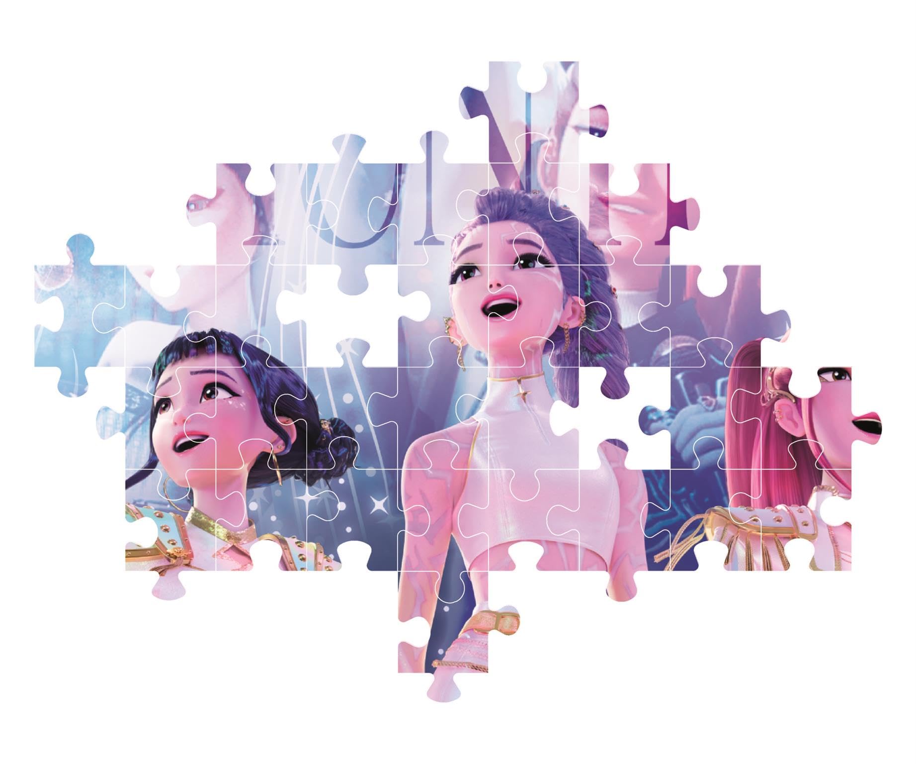 Clementoni KPOP Demon Hunters Super Puzzle - 104 Pieces | 48.5 x 33.5 cm Finished Size | Ages 6+ 4