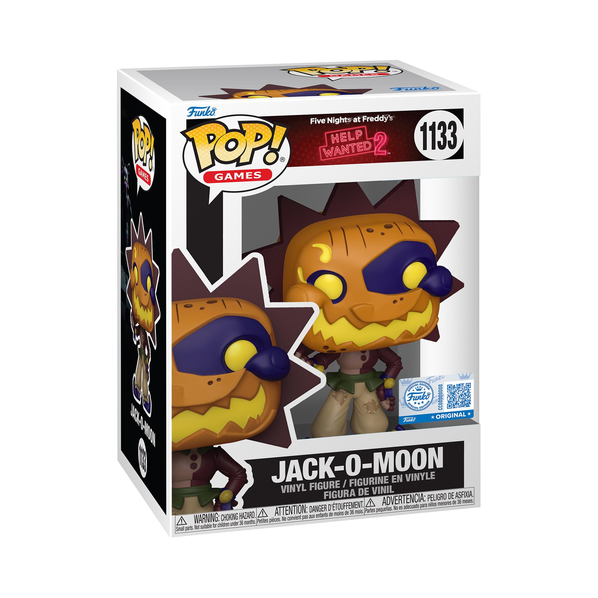 Funko Pop! Games: Five Nights at Freddy's - Jack-O-Moon Chibi Figure | Vinyl | 3.75 in 1