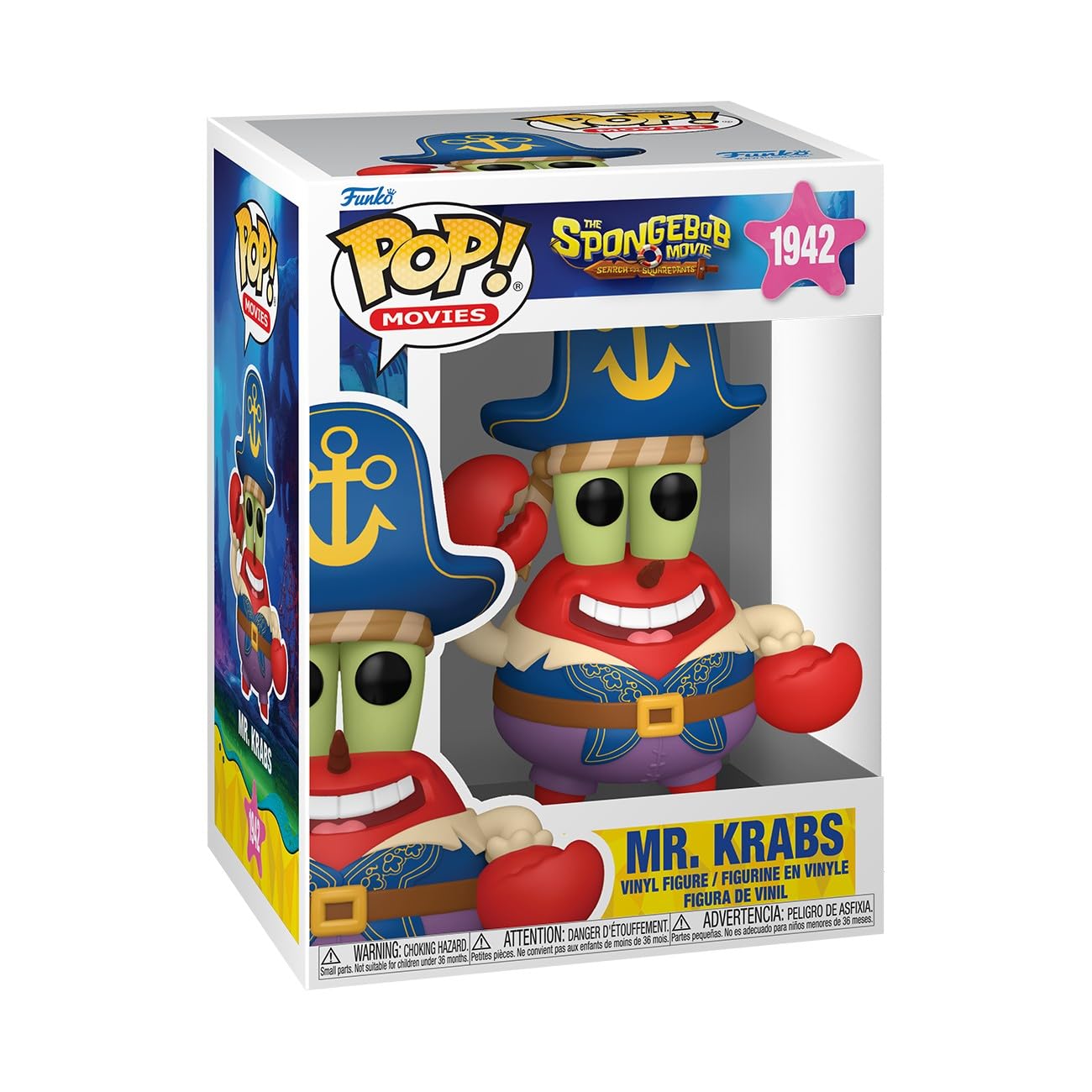 Funko Pop! Movies: The SpongeBob Movie - Mr. Krabs Collectable Vinyl Figure | Standard Size 1