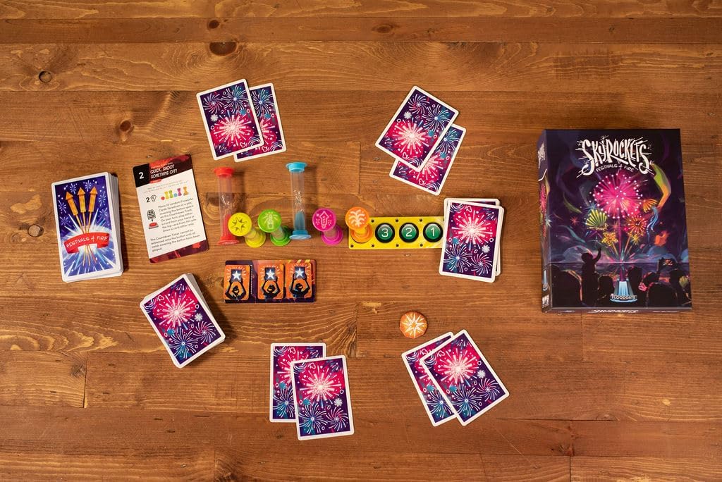 Floodgate Games Skyrockets: Festivals of Fire Card Game - English Version 6