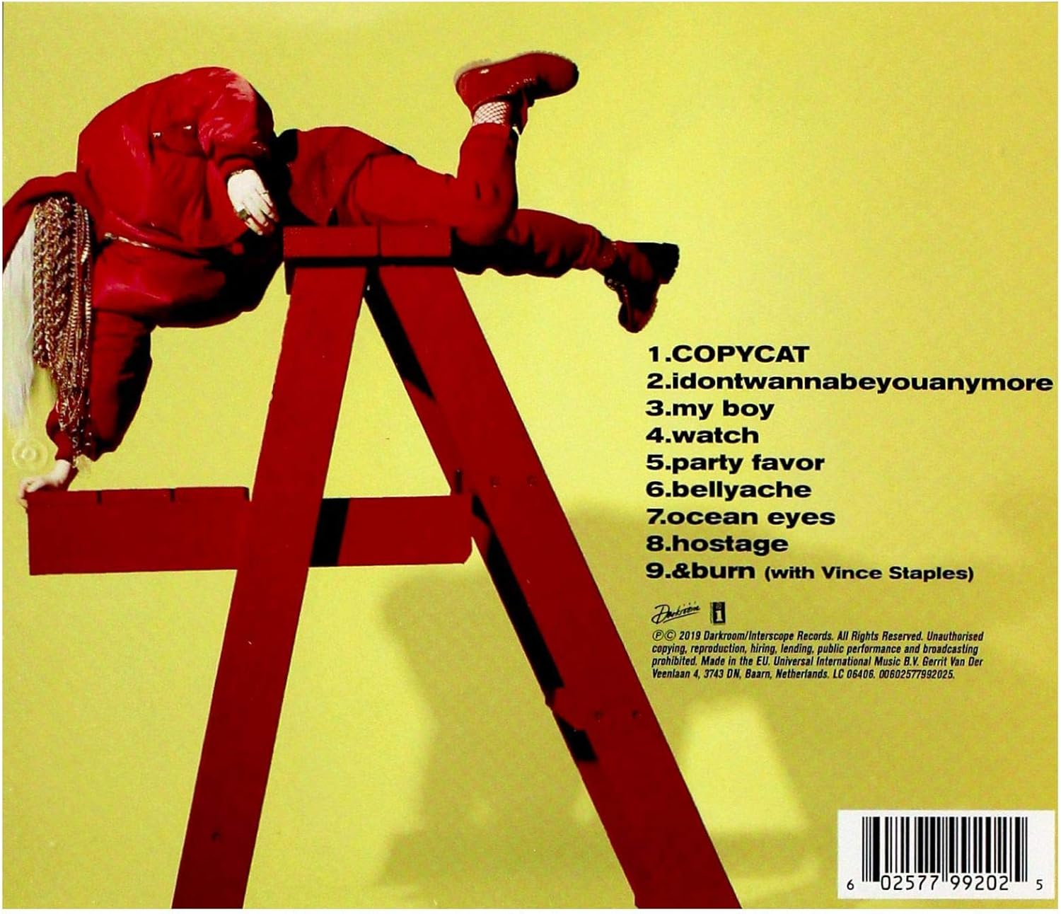 Billie Eilish - Don't Smile at Me [Audio CD] 2