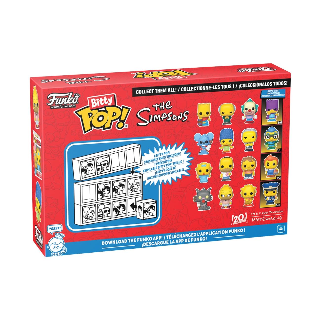 Funko Bitty Pop! The Simpsons - Scratchy - 4PK with Mystery Mini Figure 3