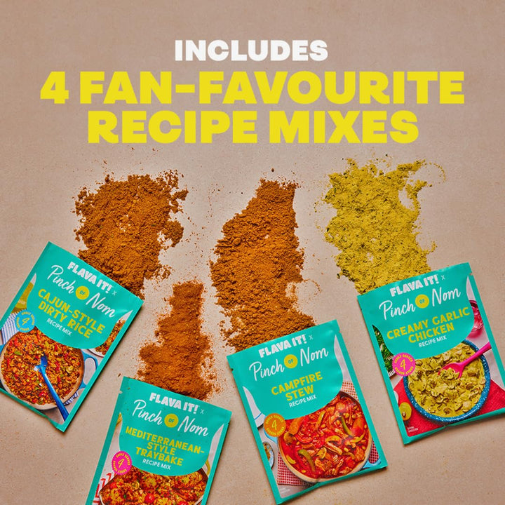 Flava It! x Pinch of Nom Fan-Favourite Recipe Mix Multipack