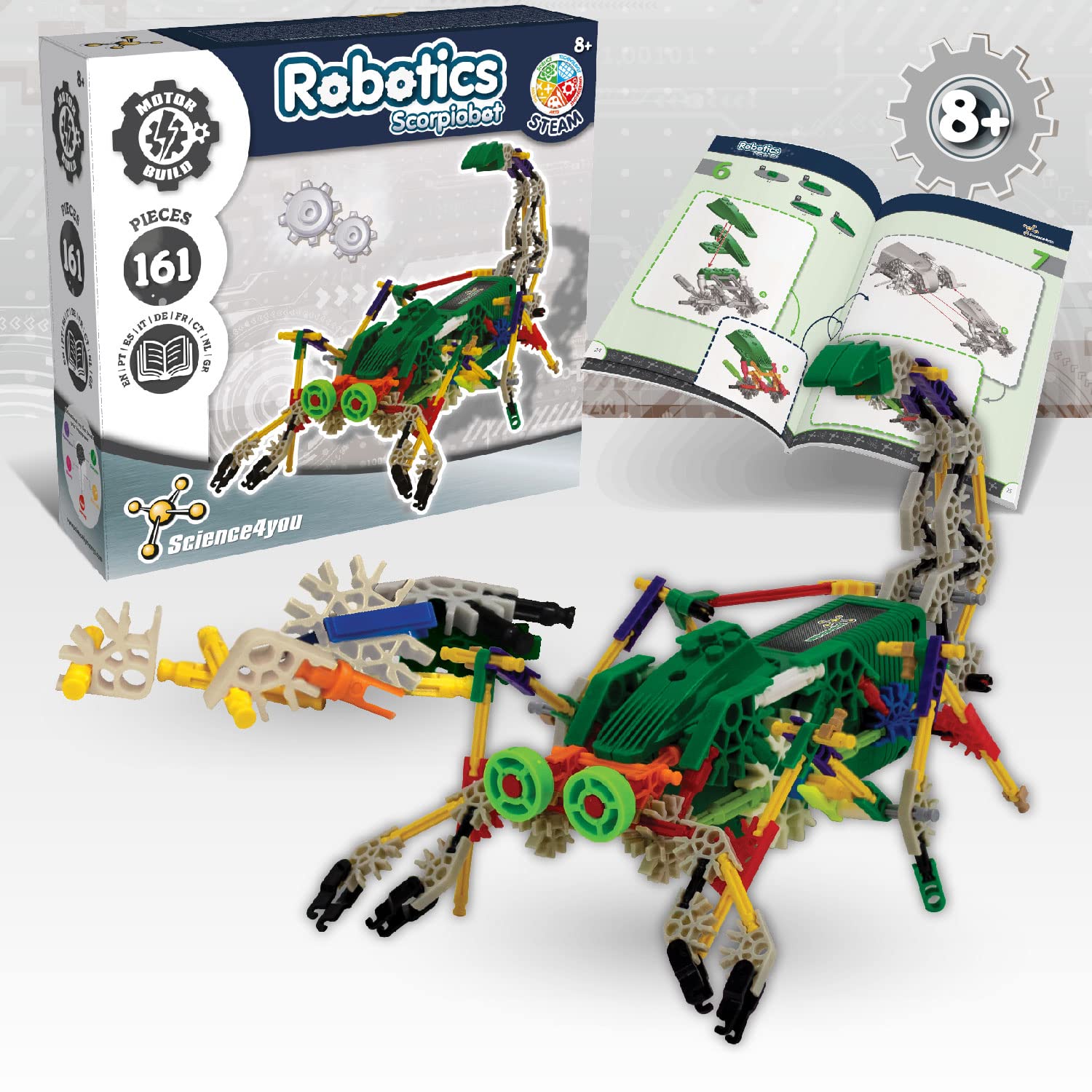 Science4you Robotics Scorpiobot - STEM Building Kit for Kids 8-14 3