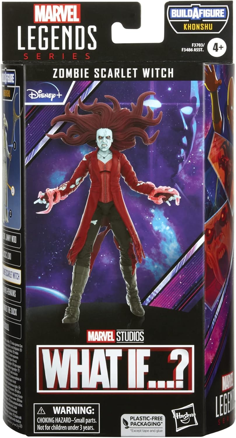 Hasbro Marvel Legends Series MCU Disney Plus - Zombie Scarlet Witch Action Figure (F3703)