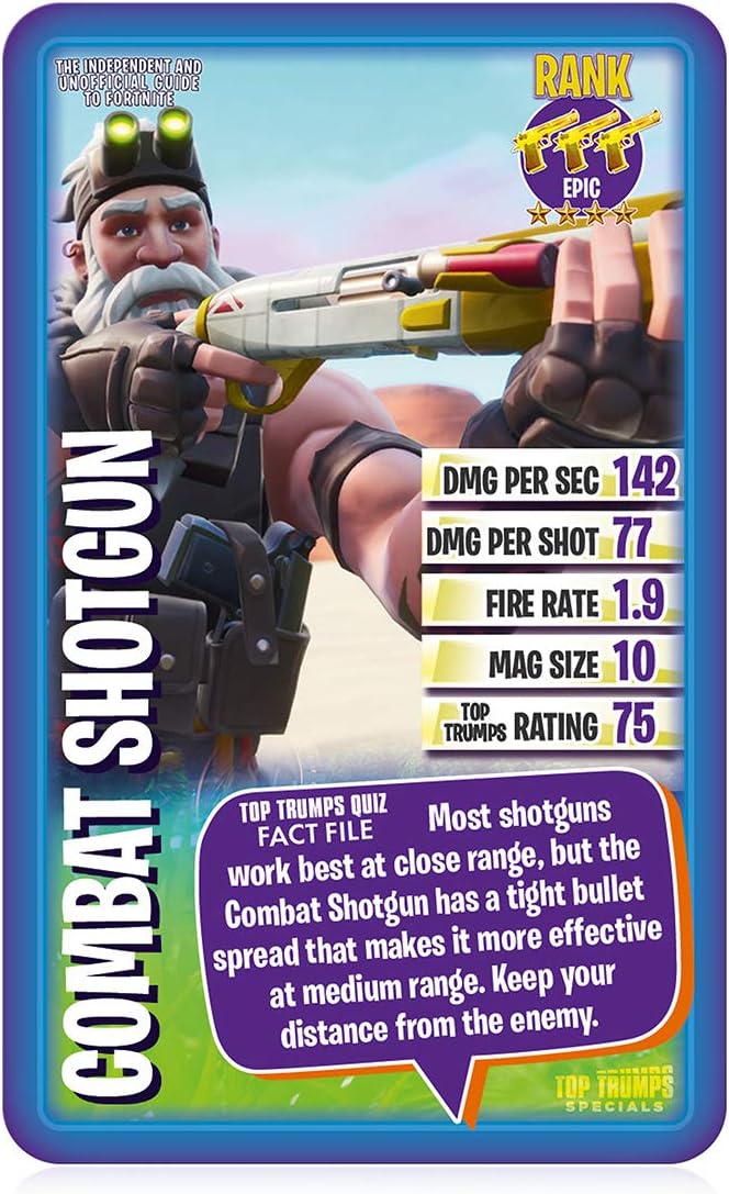 Top Trumps Fortnite Specials Weapon Cards Game 2