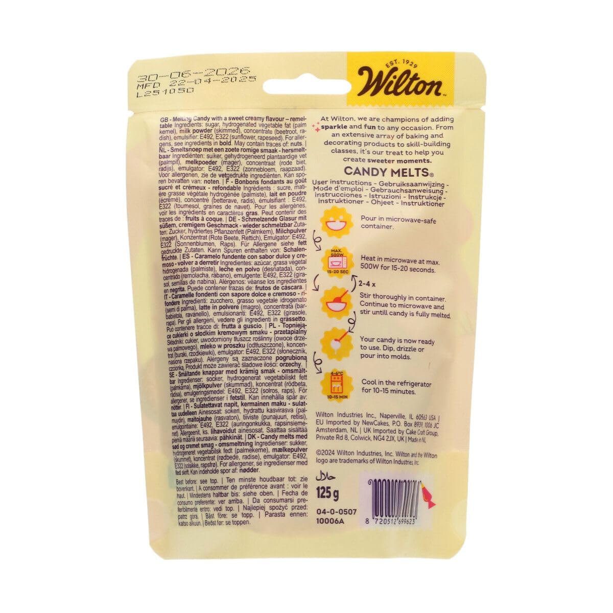 Wilton Candy Melts Pink - Sweet Creamy Flavour Melting Candy for Dipping & Molding | 125g 2