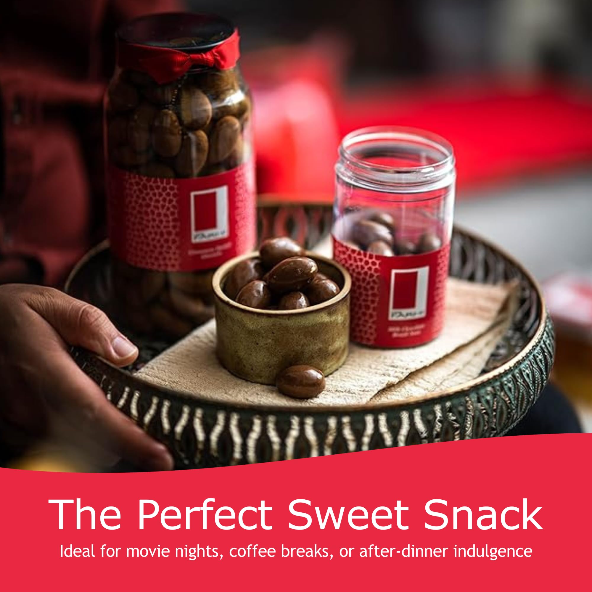 Rita Farhi - Milk & Dark Chocolate Covered Brazil Nuts Luxury Gift Jar 740g 11