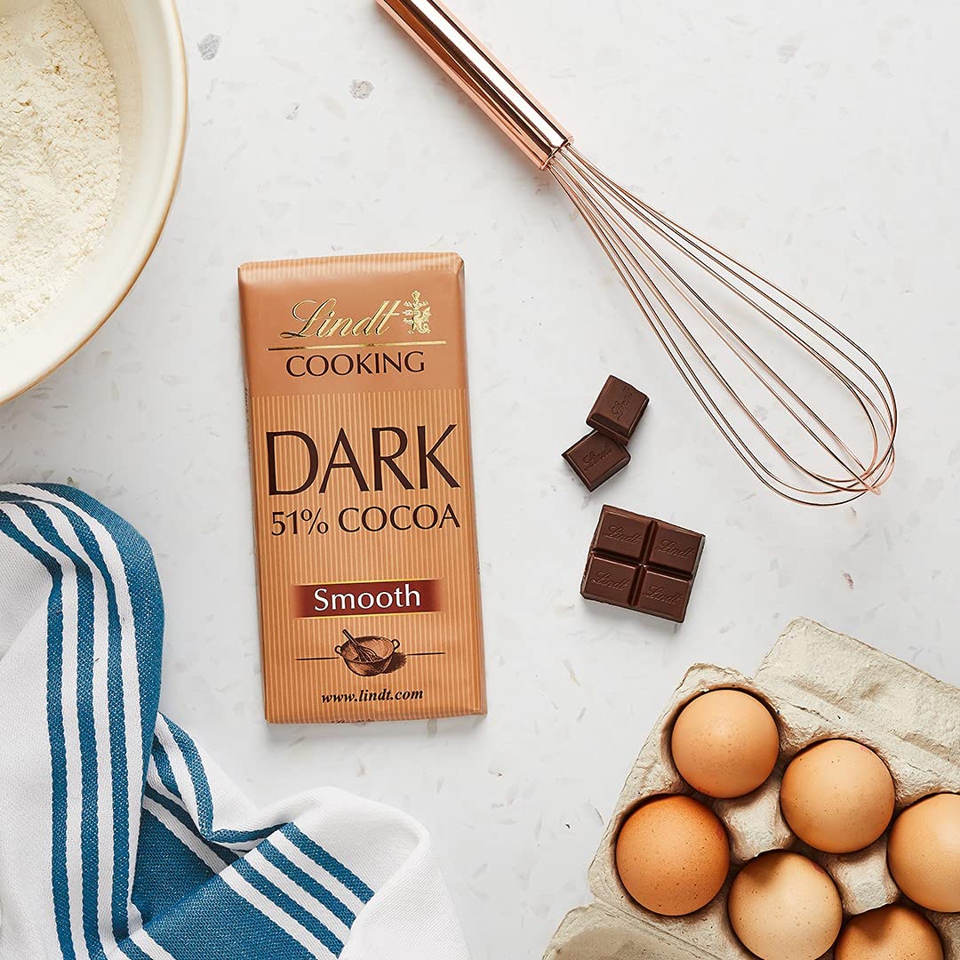 Lindt - Cooking Chocolate Bar Dark 51% Cocoa 200g