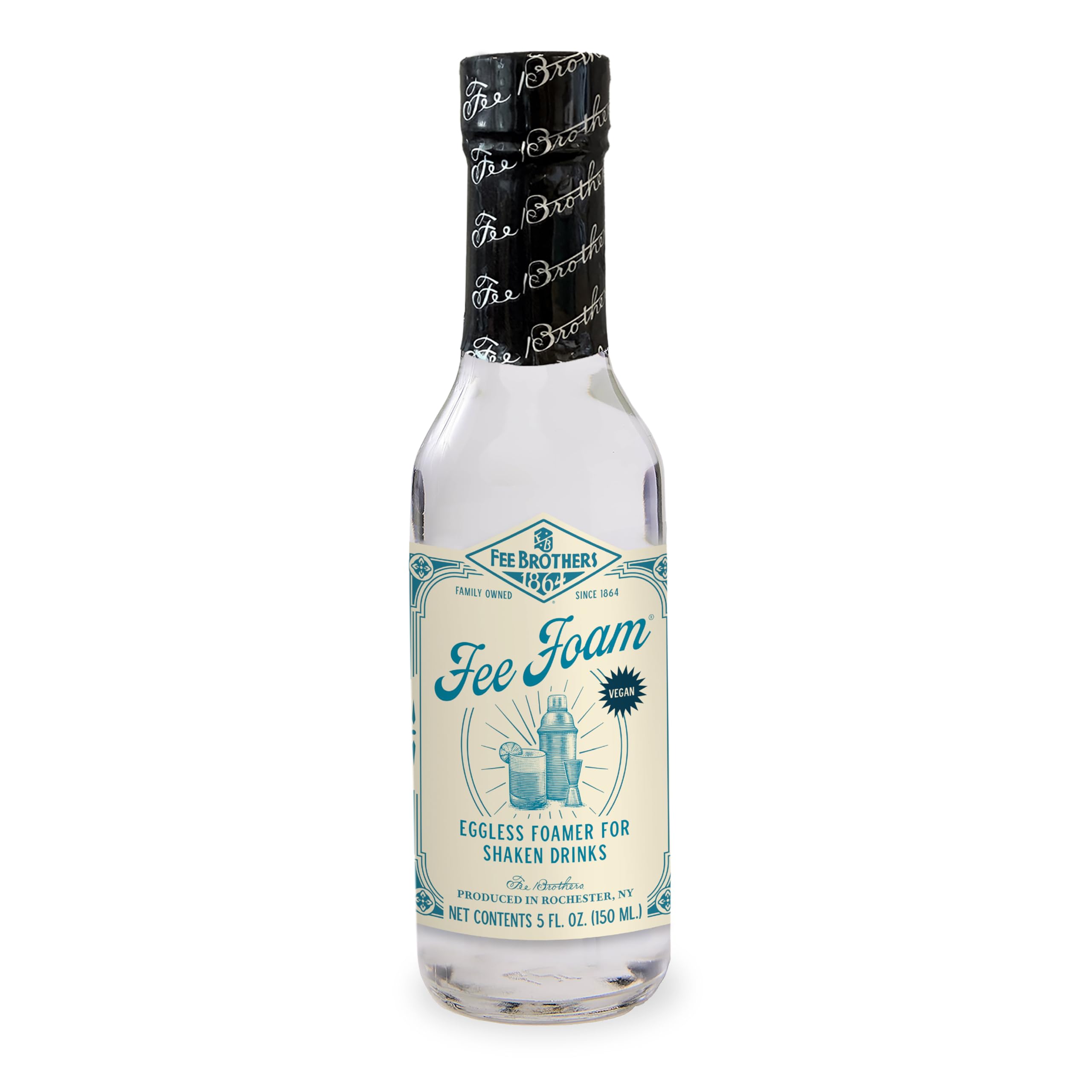 Fee Brothers Fee Foam Bitters - Premium Cocktail Foamer | 15cl | Egg-White Substitute