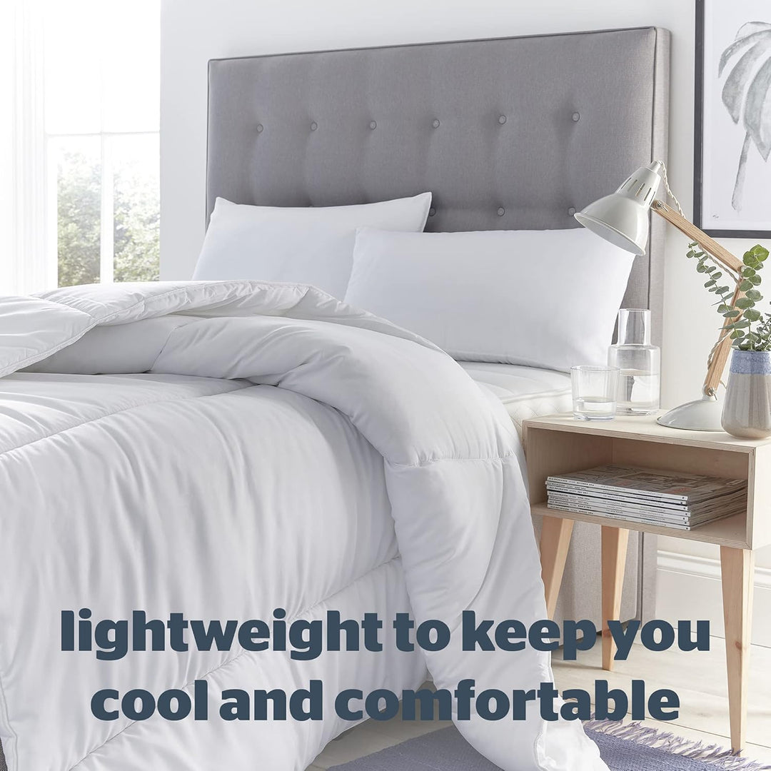 Silentnight - Cooler Summer 4.5 Tog Duvet Microfibre Bedding, King Size (364829LS)