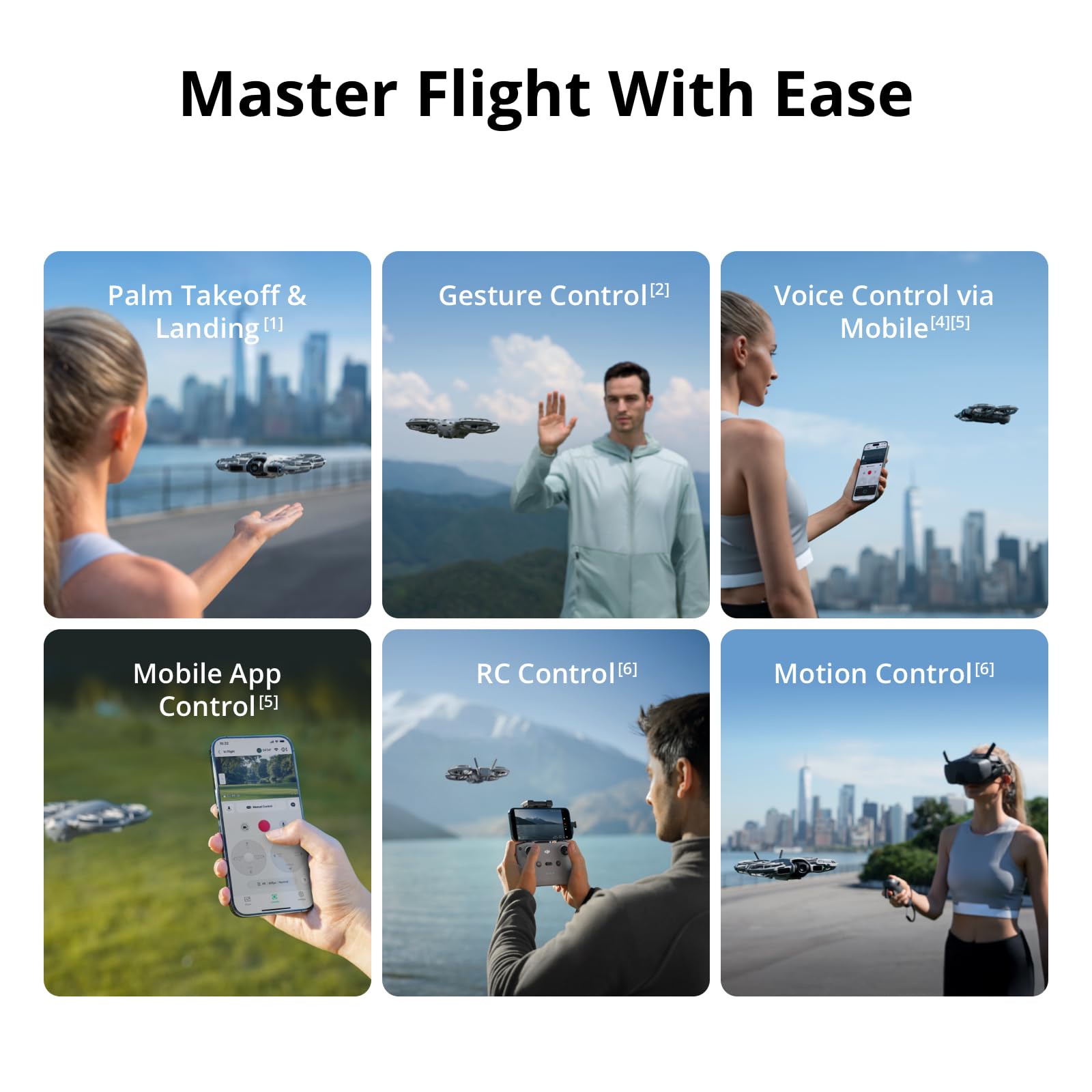 DJI Neo 2 Fly More Combo Drone with Camera, 4K Video, Palm Takeoff | 151g