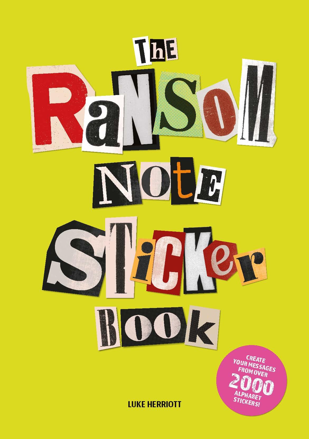 Skittledog The Ransom Note Sticker Book - 2000+ Letters for Anonymous Messages | Paperback 1