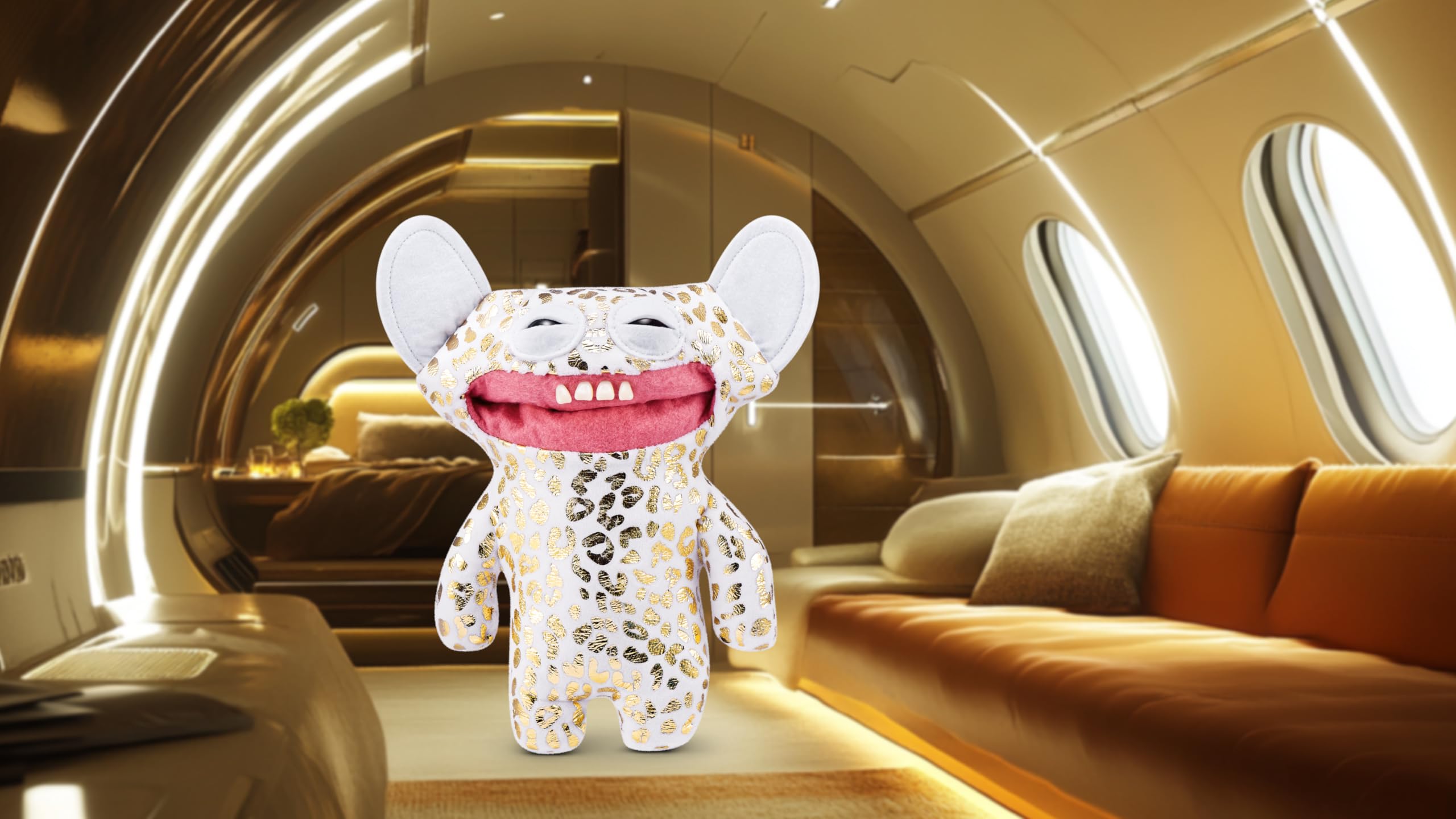 Fuggler Gold Fuggs by ZURU - Funny Ugly Monster Plush Collectible Toy