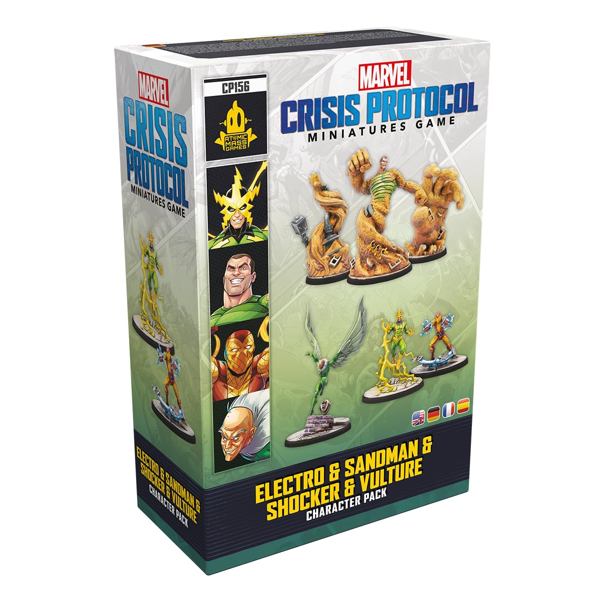 Asmodee Marvel Crisis Protocol: Electro & Sandman & Shocker & Vulture Expansion | 2 Players | 90 Min