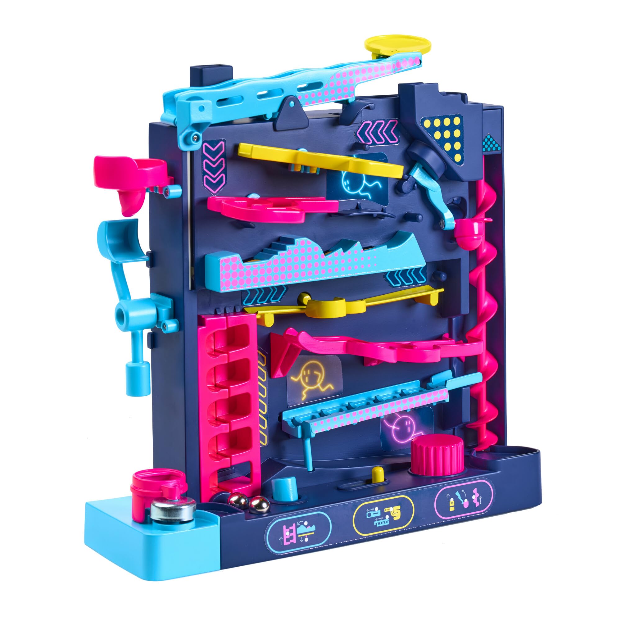 TOMY Screwball Scramble Level Up - Gravity Defying Vertical Obstacle Course Marble Run | Ages 5+ 1