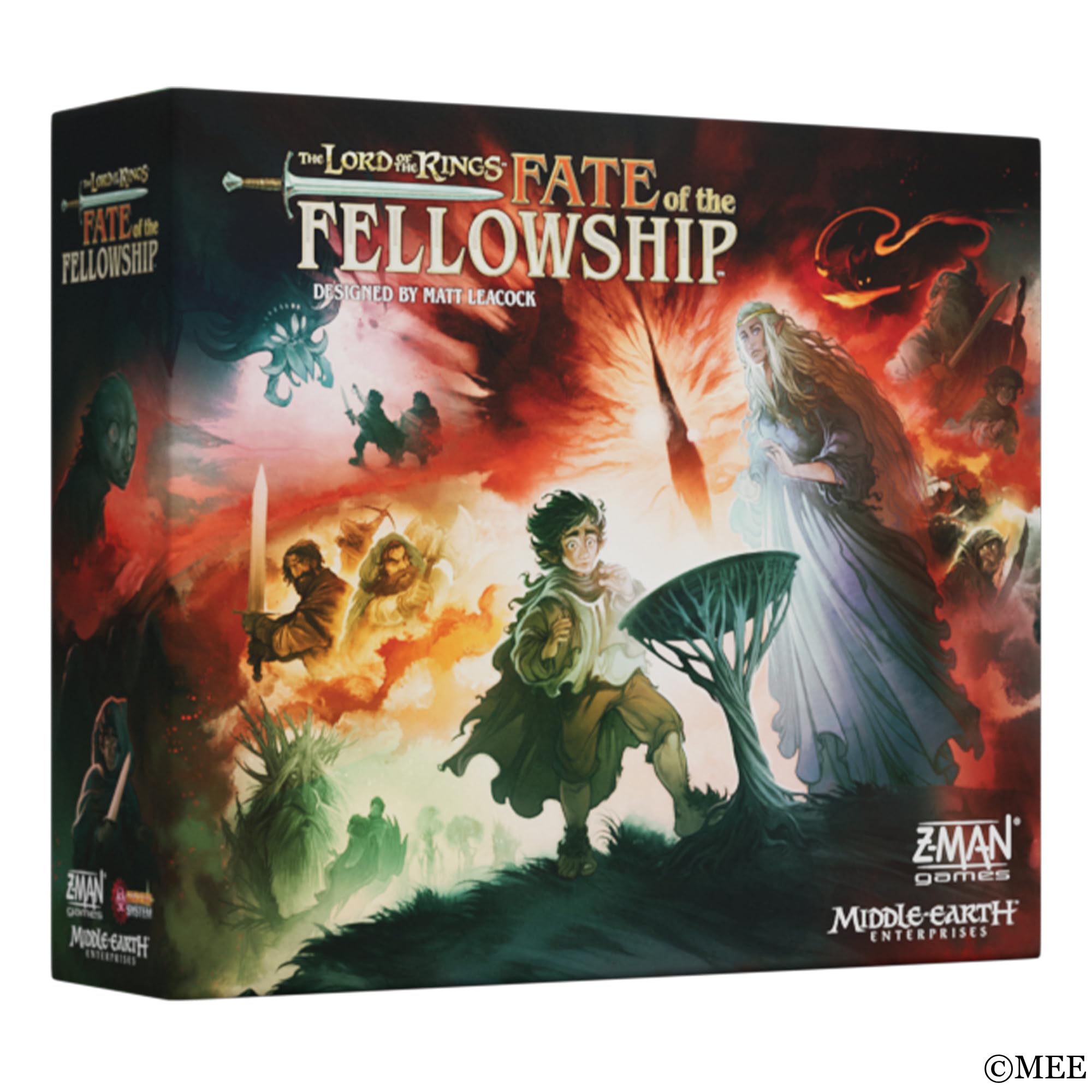 Asmodee The Lord of The Rings: Fate of The Fellowship Cooperative Board Game | 1-5 Players | Age 14+