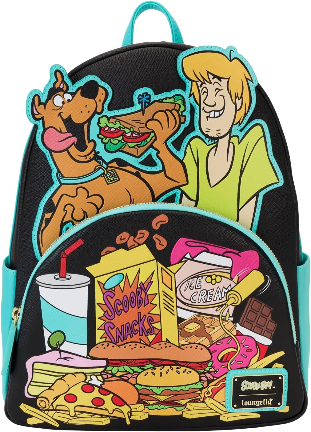 Loungefly Scooby-Doo Munchies Double Strap Shoulder Bag 1