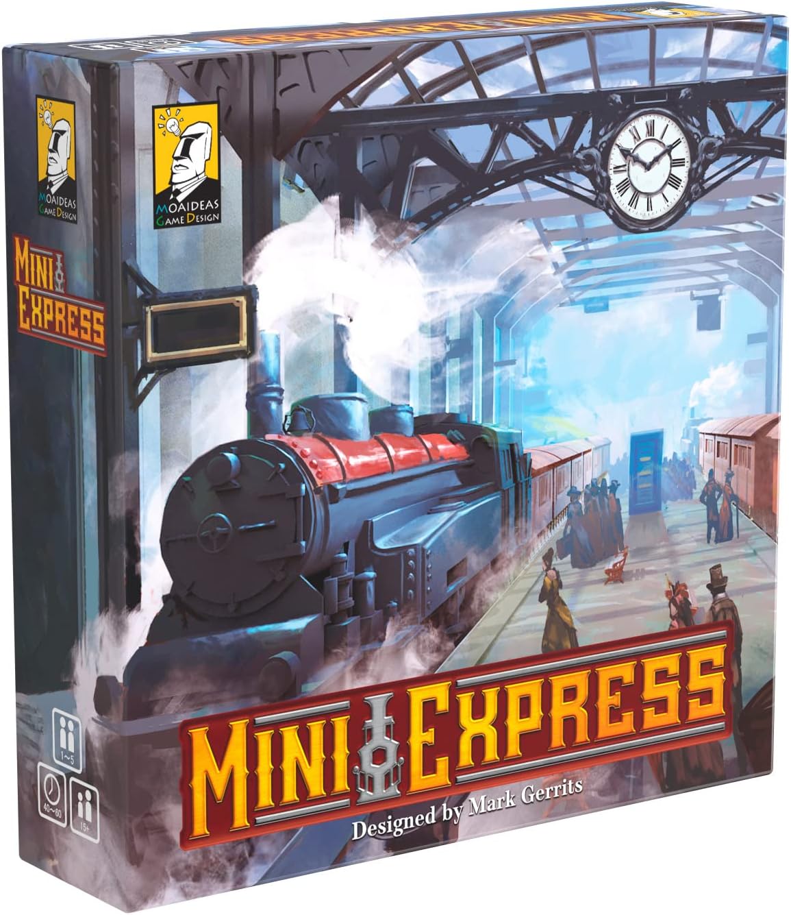 Moaideas Game Design Mini Express Board Game 1