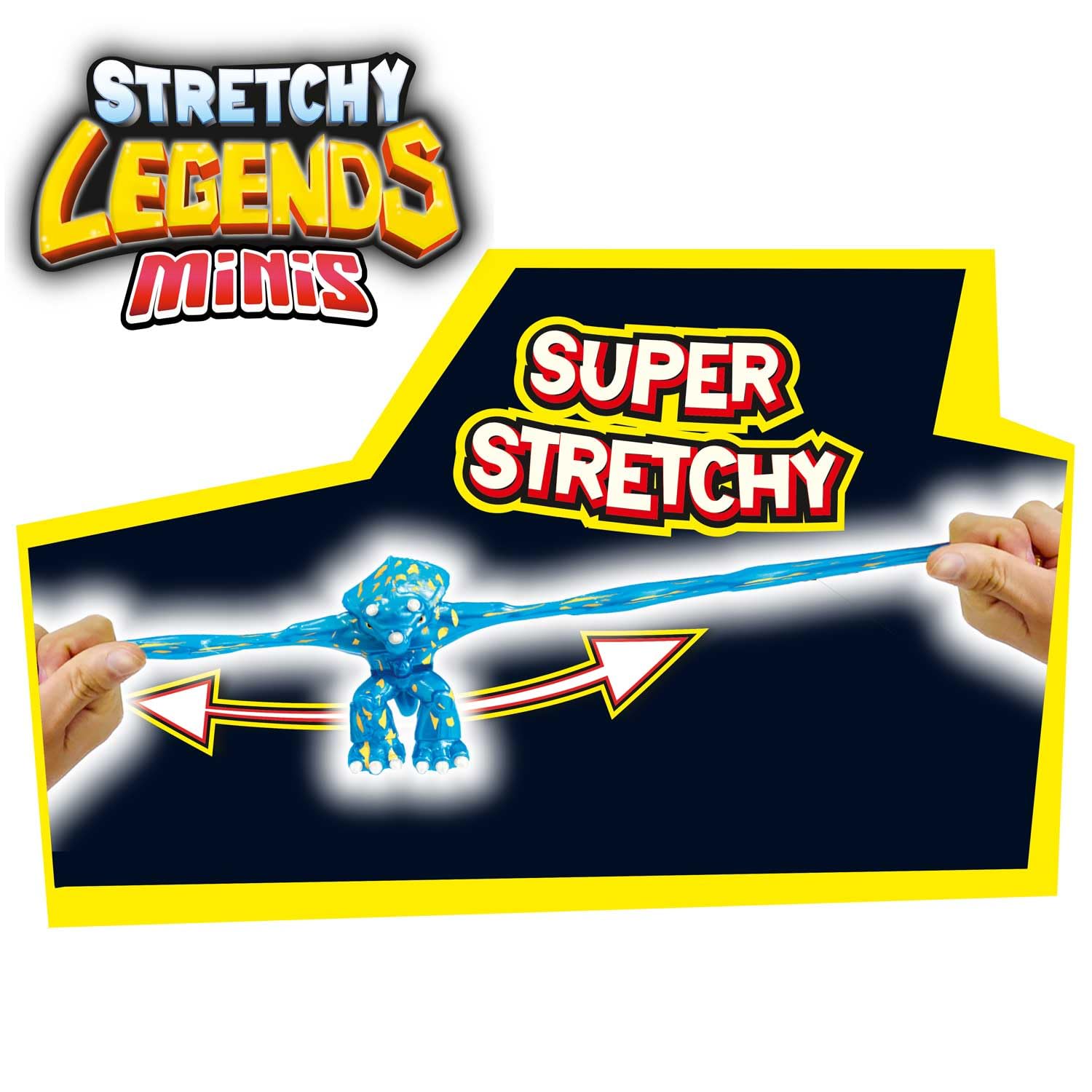 STRETCHY LEGENDS CRAZE Minis Multipack Battle - 5 Stretchy Figures | Ages 3+ 4