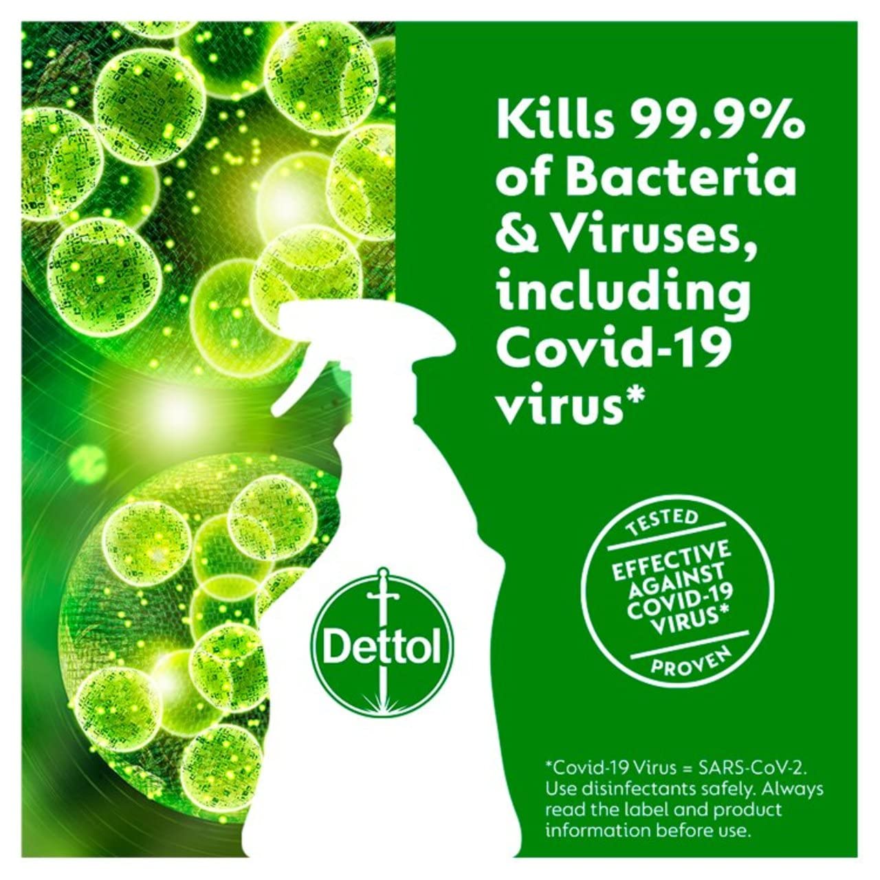 Dettol Antibacterial Surface Cleaning Spray - Lime and Mint, 750 ml 5