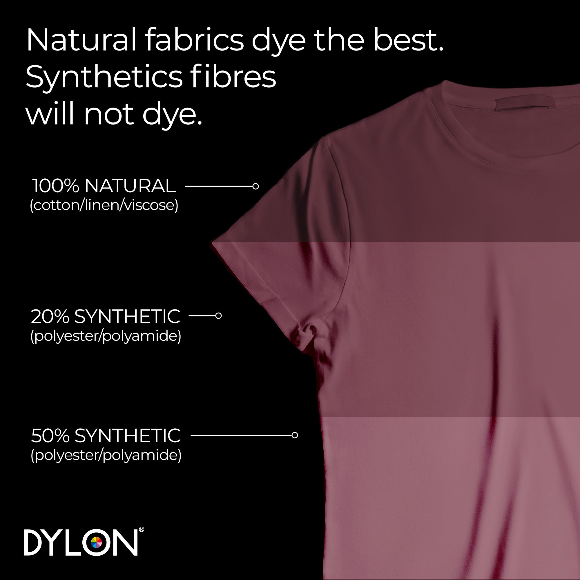 DYLON - Washing Machine Fabric Dye Pod for Clothes & Soft Furnishings 350g – Plum Red 9