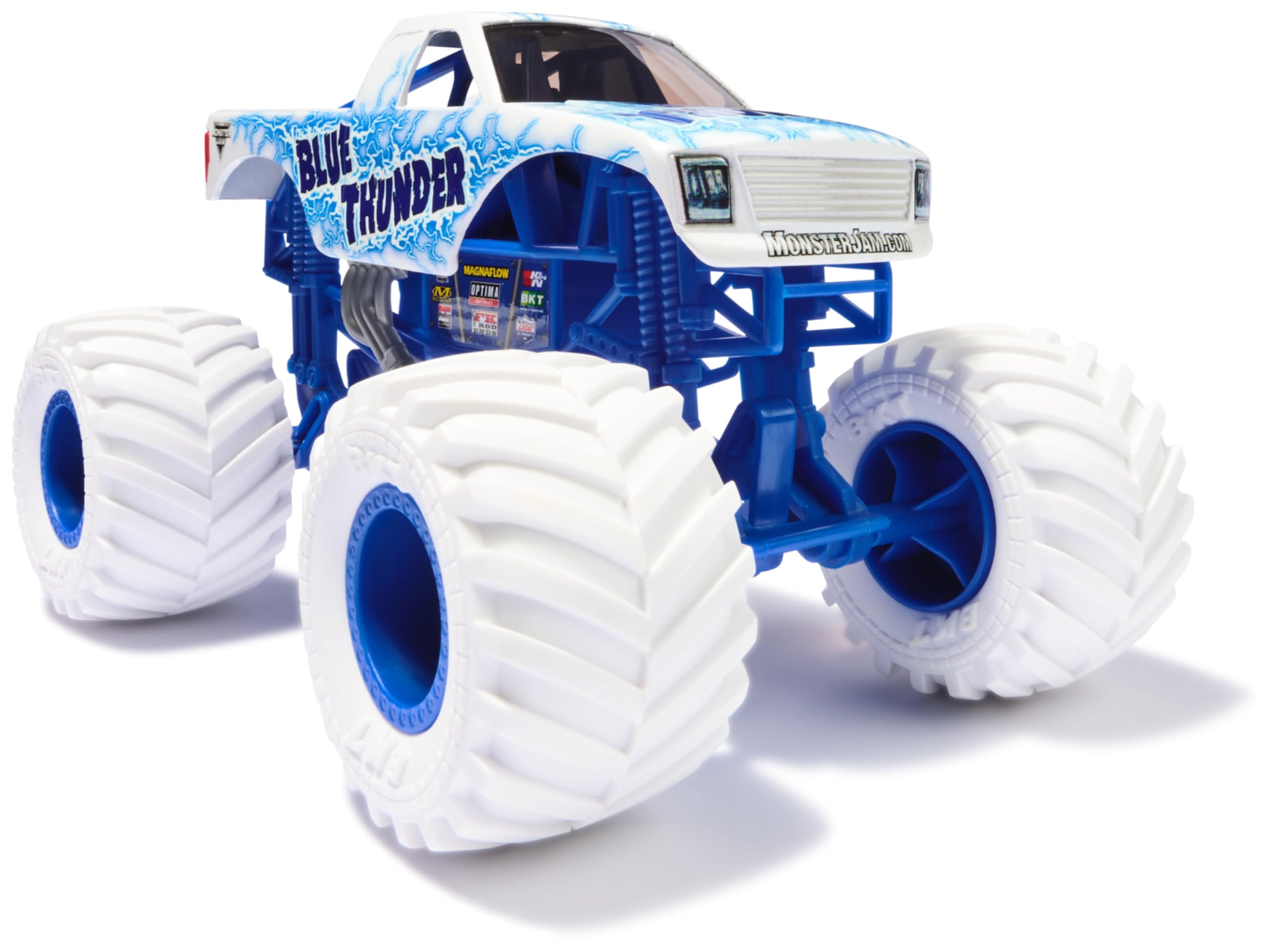 Monster Jam Blue Thunder Monster Truck - 1:24 Scale Die-Cast Vehicle for Kids 2