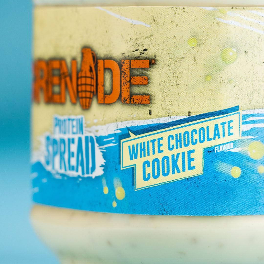 Grenade White Chocolate Cookie Protein Spread - 20% Protein | Low Sugar | 360 g Jar 4