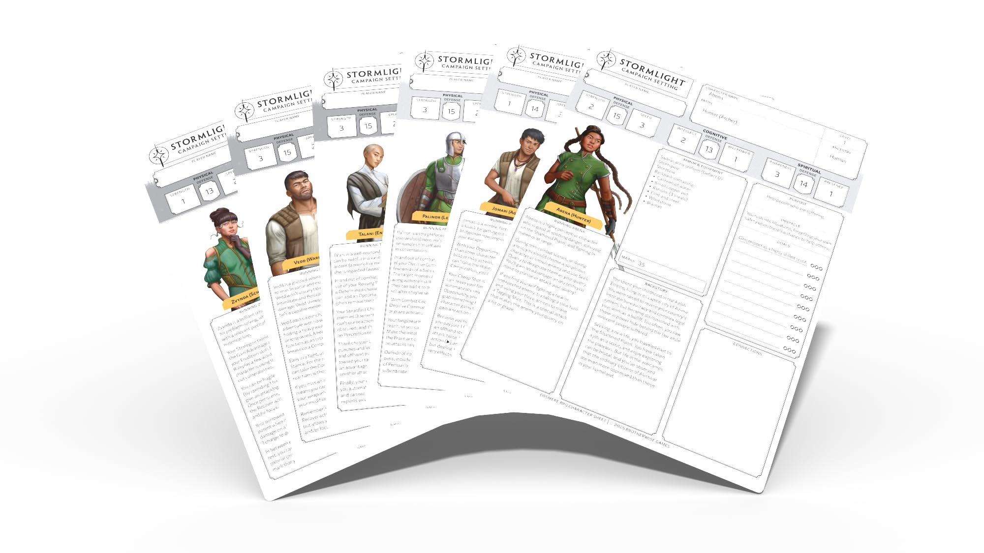Brotherwise Games Stormlight Archive Roleplaying Game Starter Set | Ages 13+ | Complete Cosmere RPG Kit 4