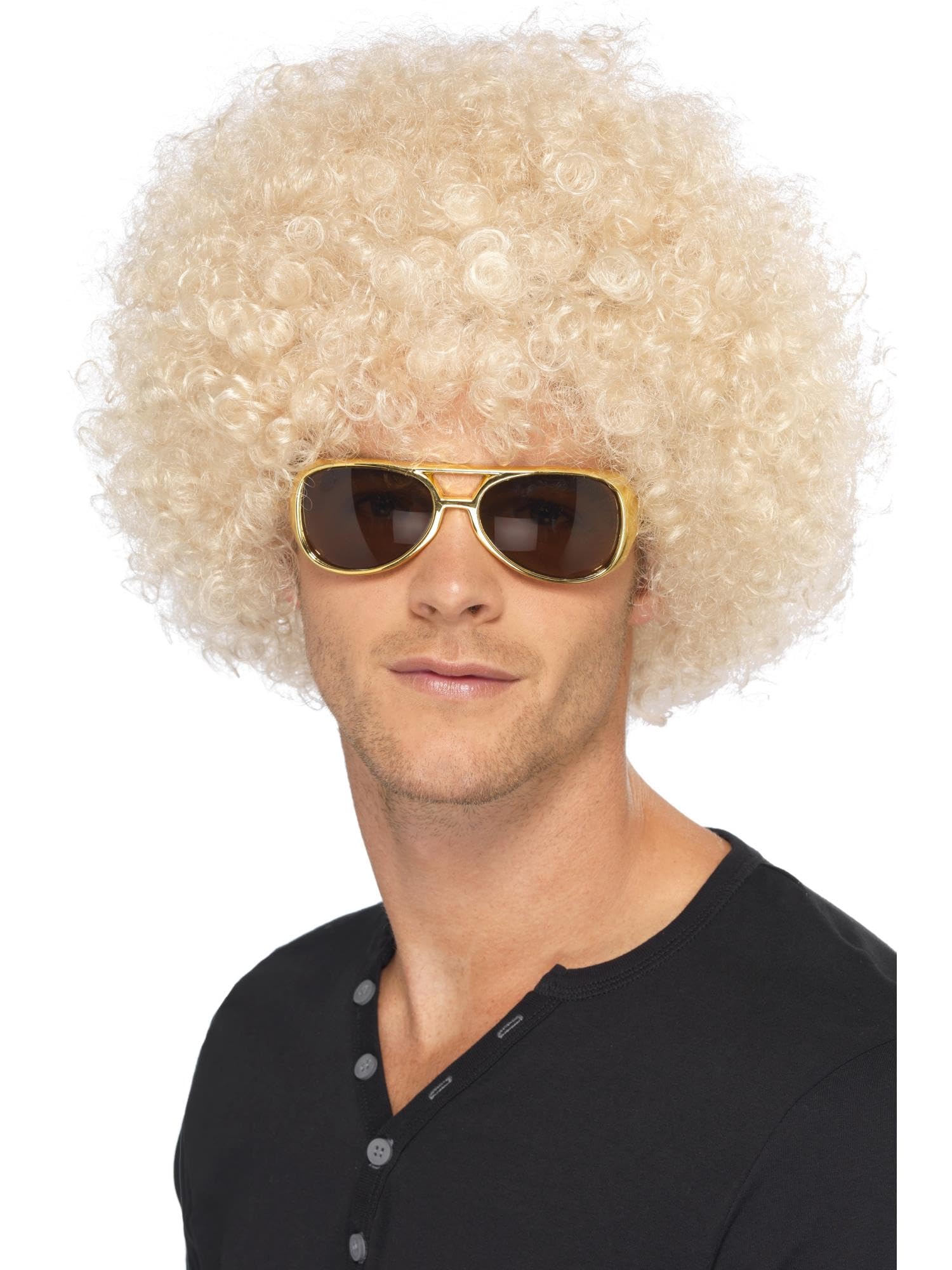 Smiffys 70s Funky Afro Wig - Blonde | One Size | 120g 3