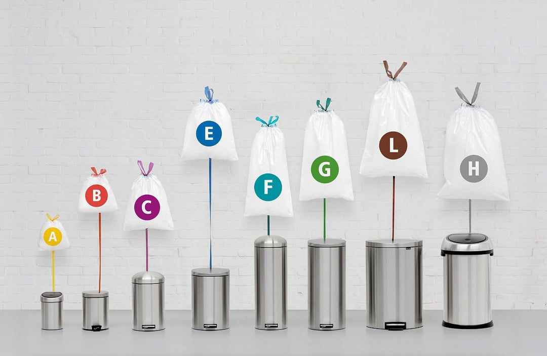Brabantia - Compostable Bin Liners Size C, 10-12L, 10 Bags, Green