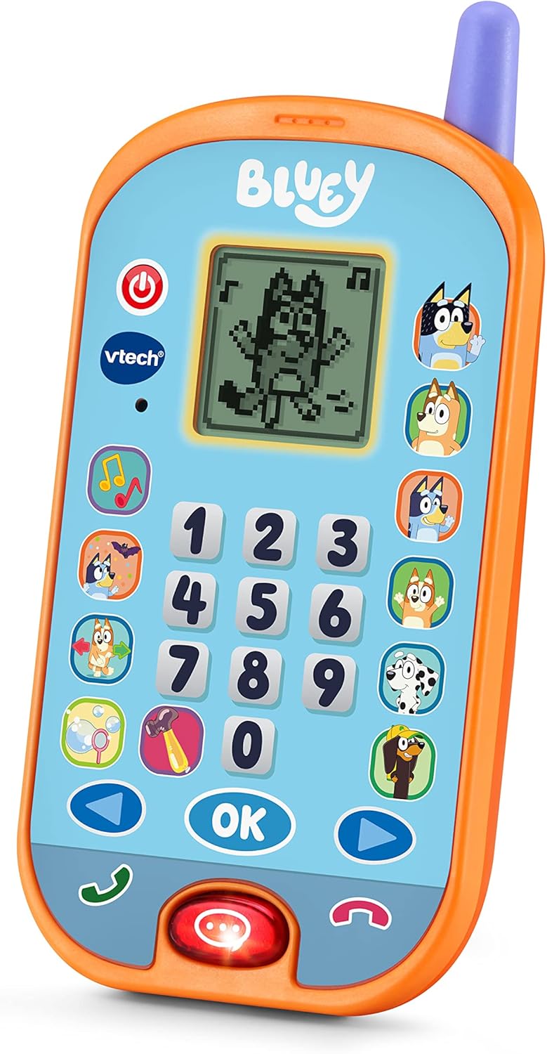 VTech Bluey Ring Ring Learning Phone - Interactive Voice-Activated Toy for Ages 3-6 2