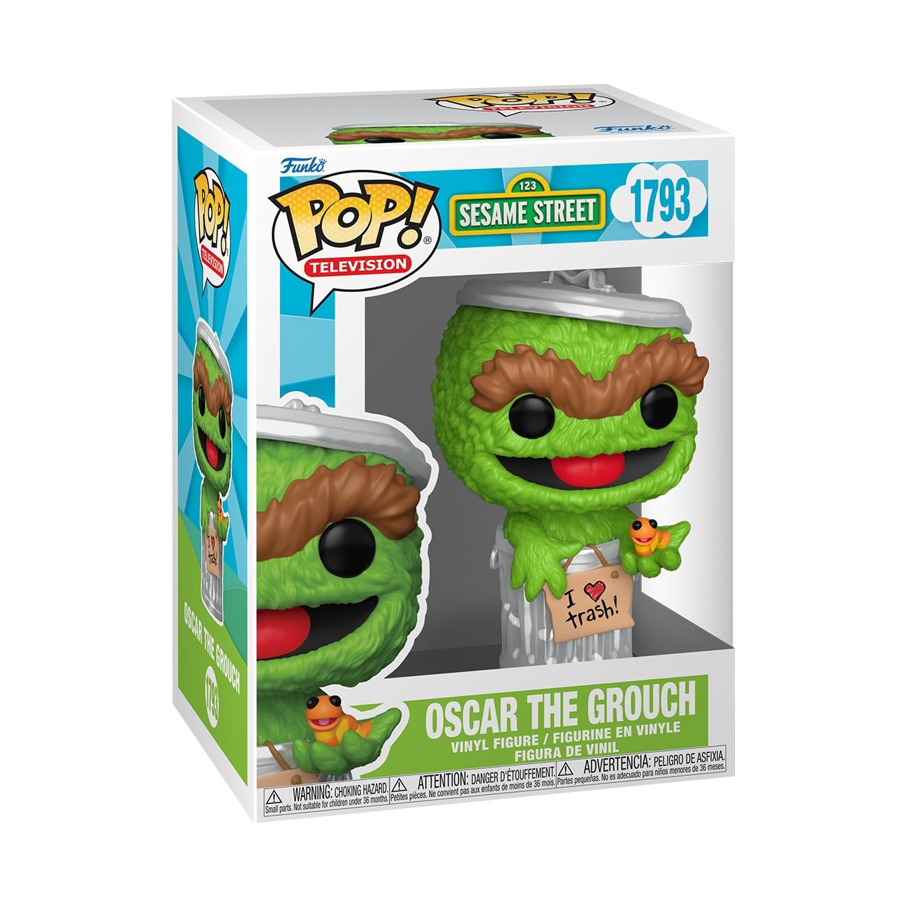 Funko Pop! TV: Sesame Street - Oscar the Grouch Collectable Vinyl Figure | 3.75 in