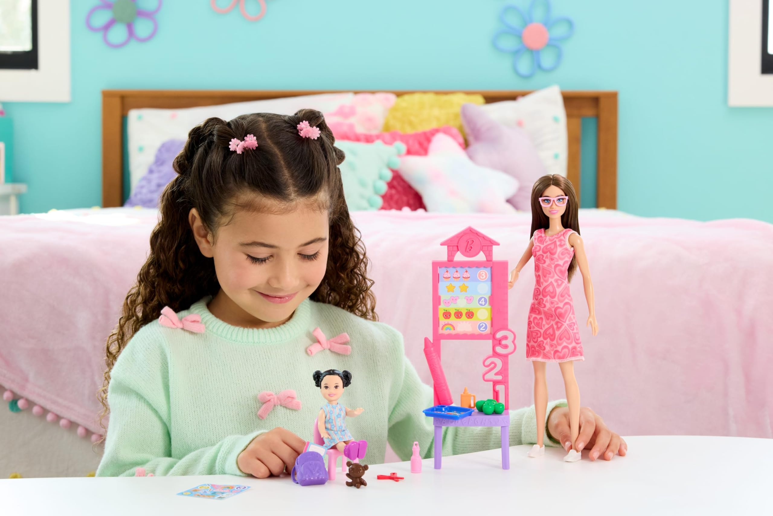 Barbie Careers Teacher Playset with Fashion Doll | Includes Accessories & Sticker Sheet | Ages 3+