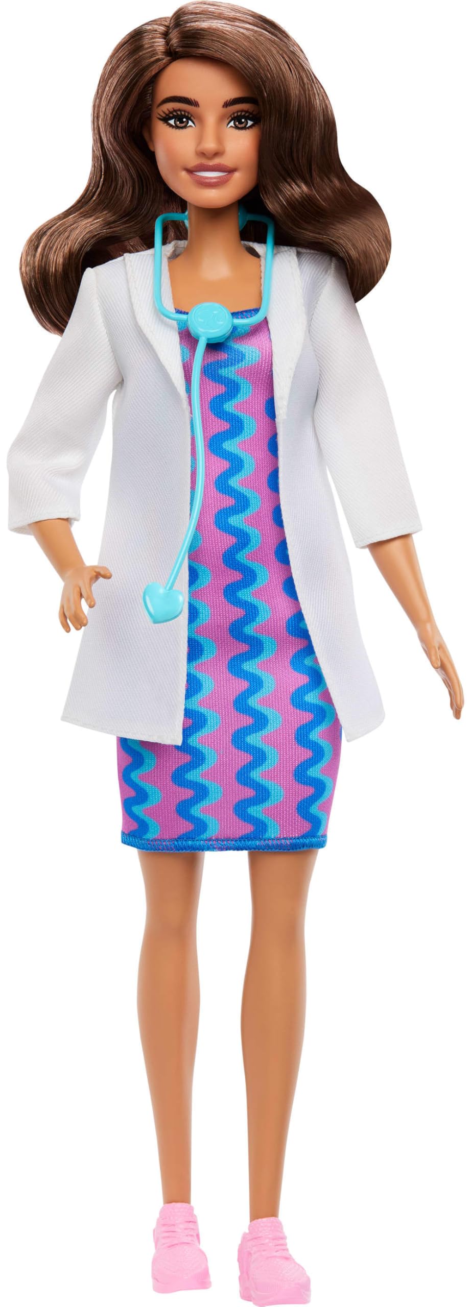 Barbie Careers Doctor Fashion Doll - Removable White Coat & Stethoscope | Ages 3+