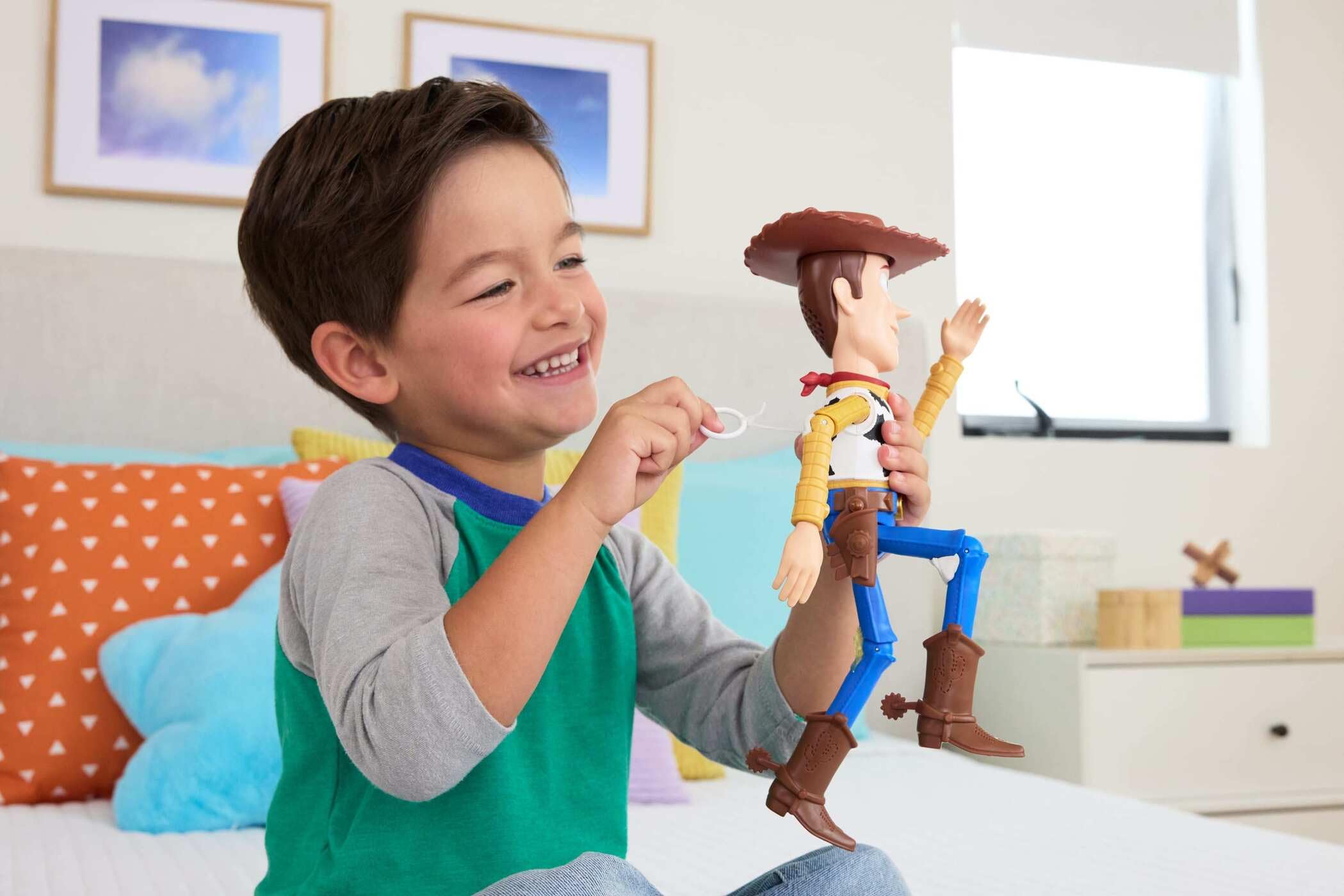 Mattel Disney and Pixar Toy Story 5 Running Woody 12.25 Inch Action Figure with 50+ Sounds
