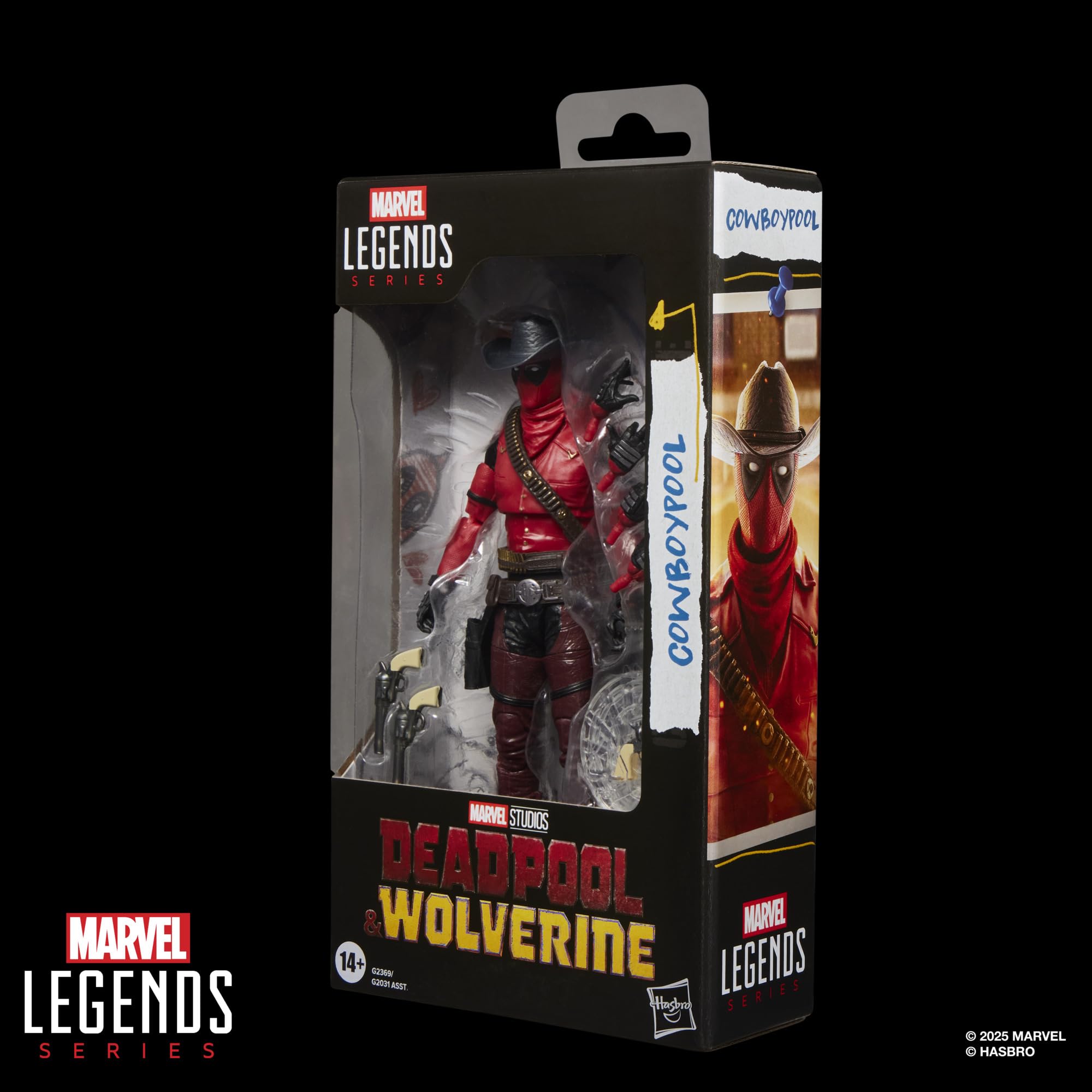 Marvel Cowboypool Action Figure - 6-Inch Scale | 20+ Points of Articulation | 7 Accessories 9