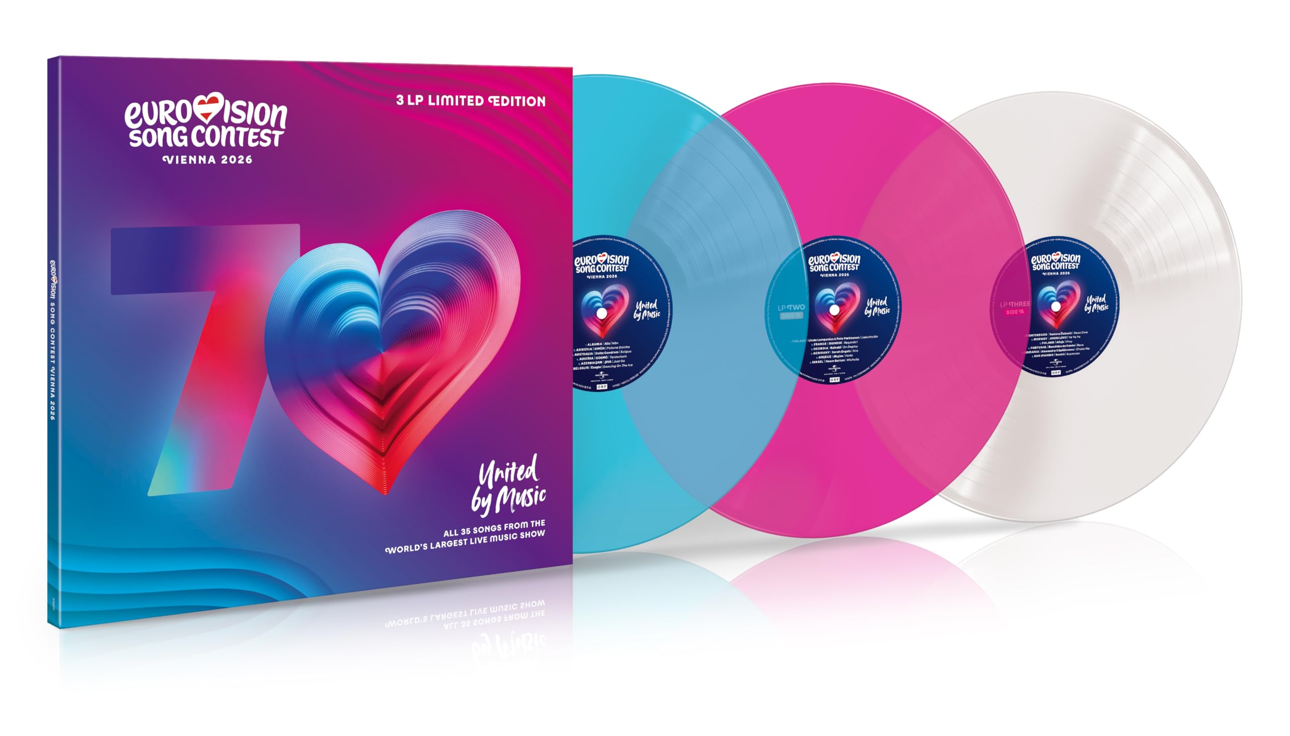 Various Artists - Eurovision Song Contest Vienna 2026 [3LP Box Set Vinyl] 1
