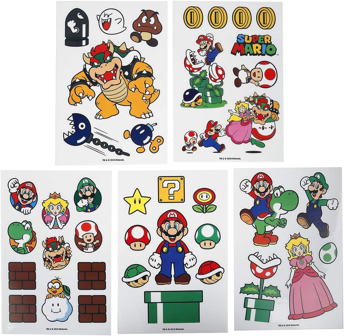 Super Mario - Mushroom Kingdom Tech Sticker Set
