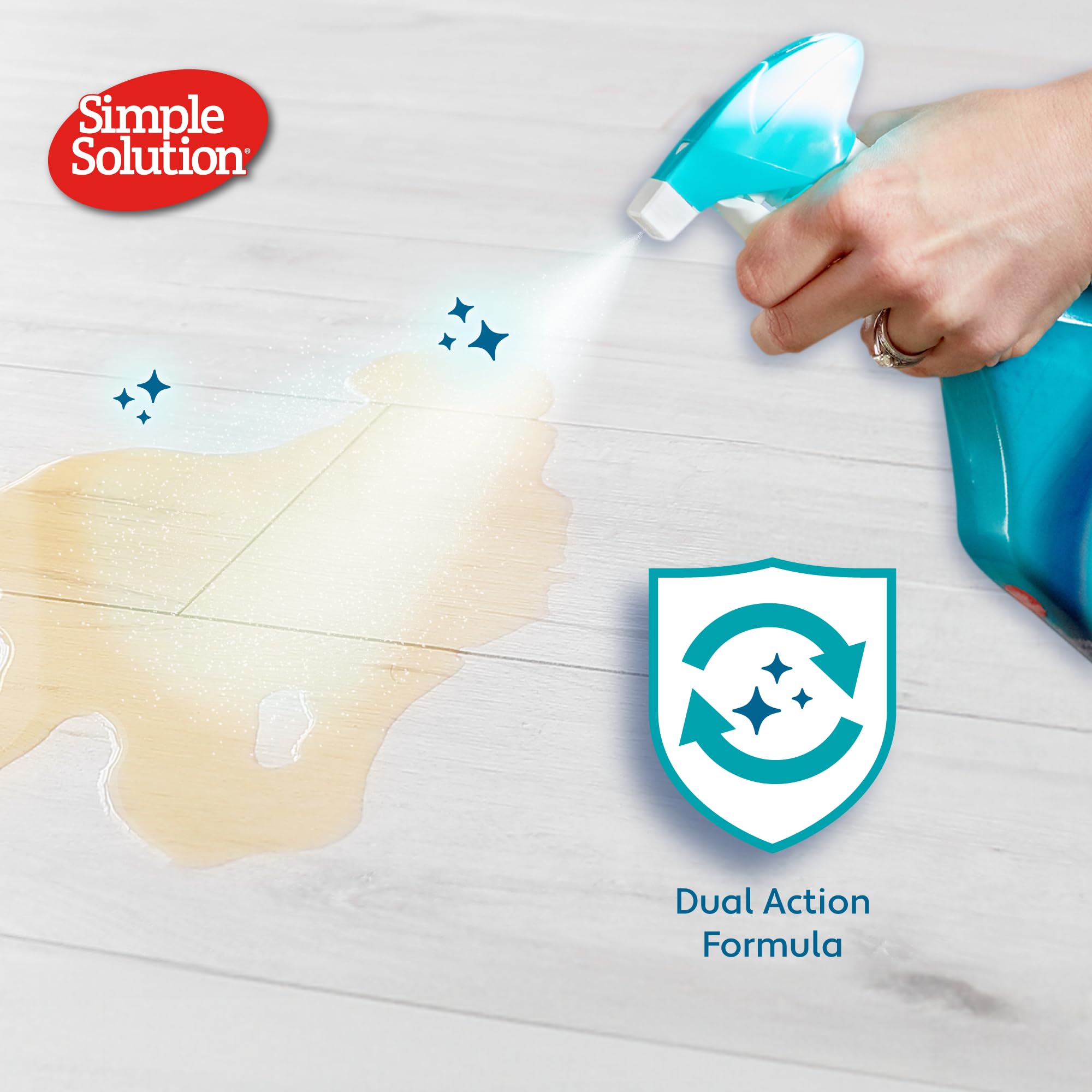 Simple Solution Hard Floor Pet Stain and Odour Remover - Dual Action Cleaner | 750 ml | Vanilla Scent 3