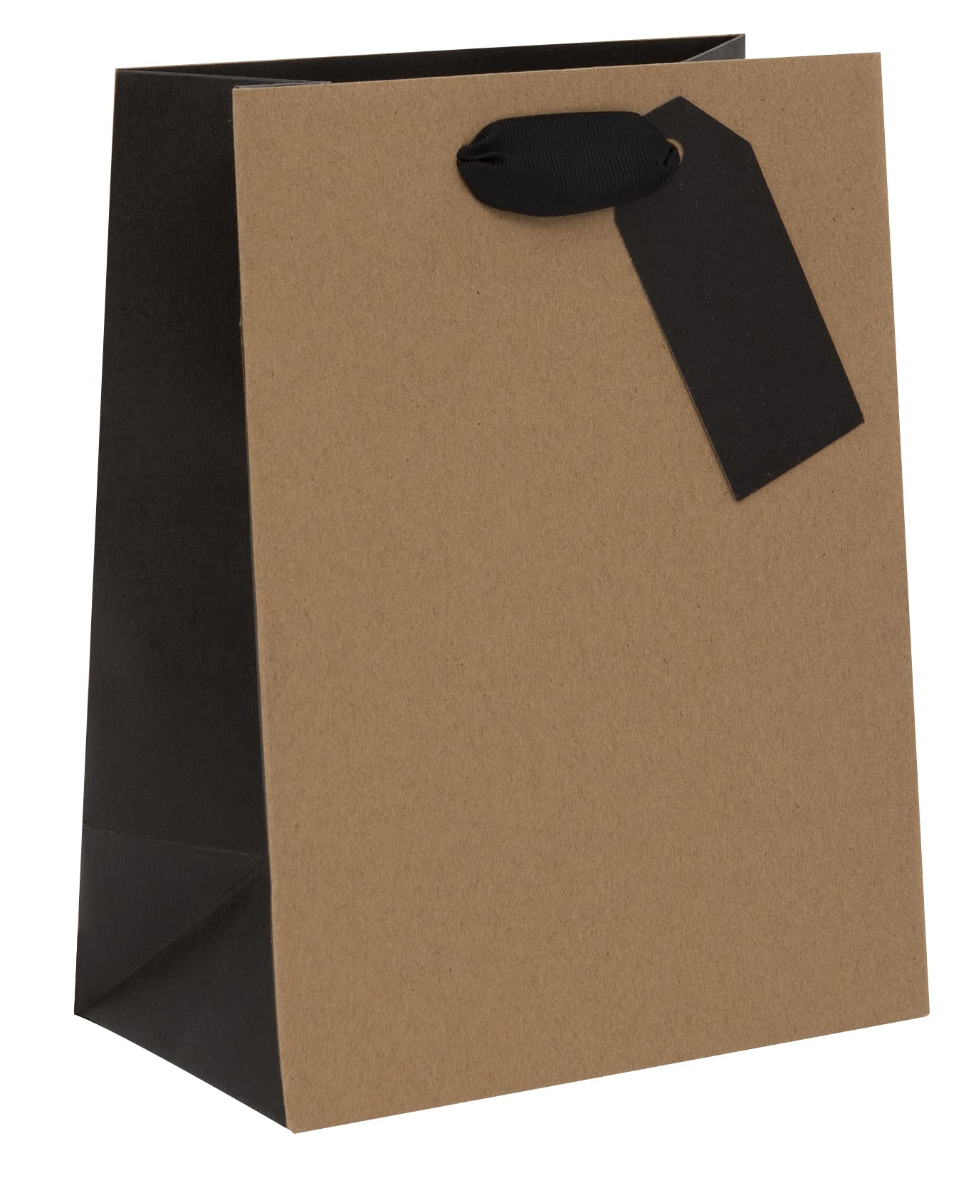 Glick Luxury Medium Gift Bag - Black | 225x200x100mm