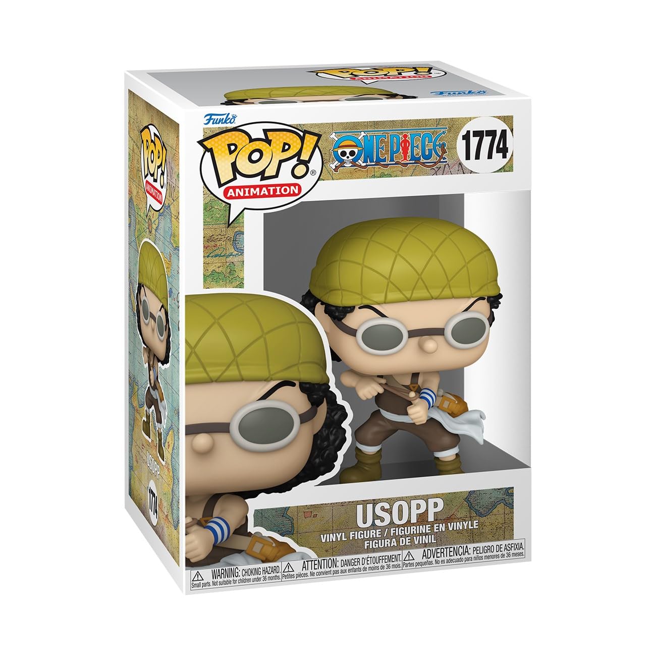 Funko Pop! Animation: One Piece - Usopp Collectable Vinyl Figure | 3.75 Inches 1
