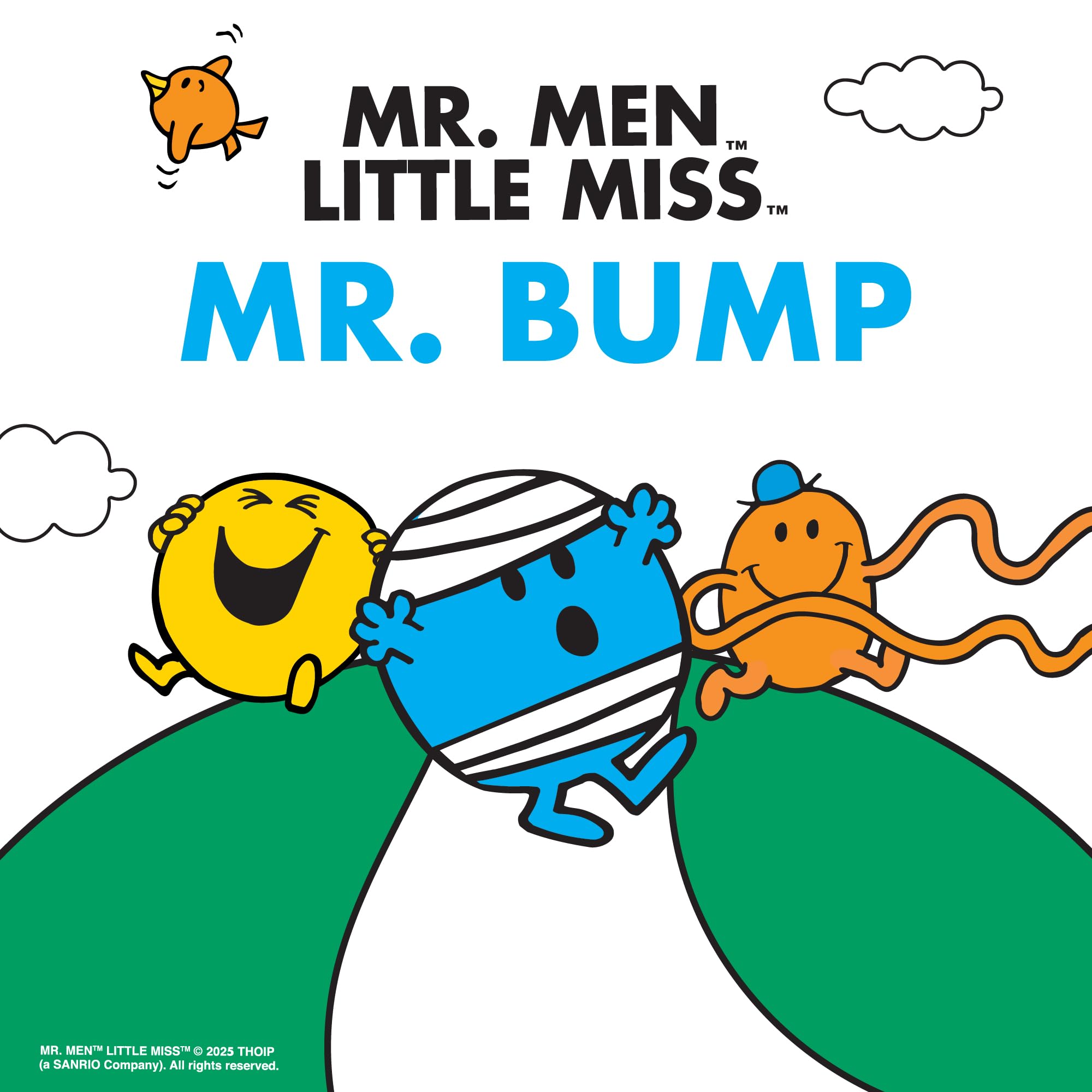 Rainbow Designs Mr Bump Plush Keyring - Soft Polyester | Gold-Tone Attachment | 110x35x160mm 6